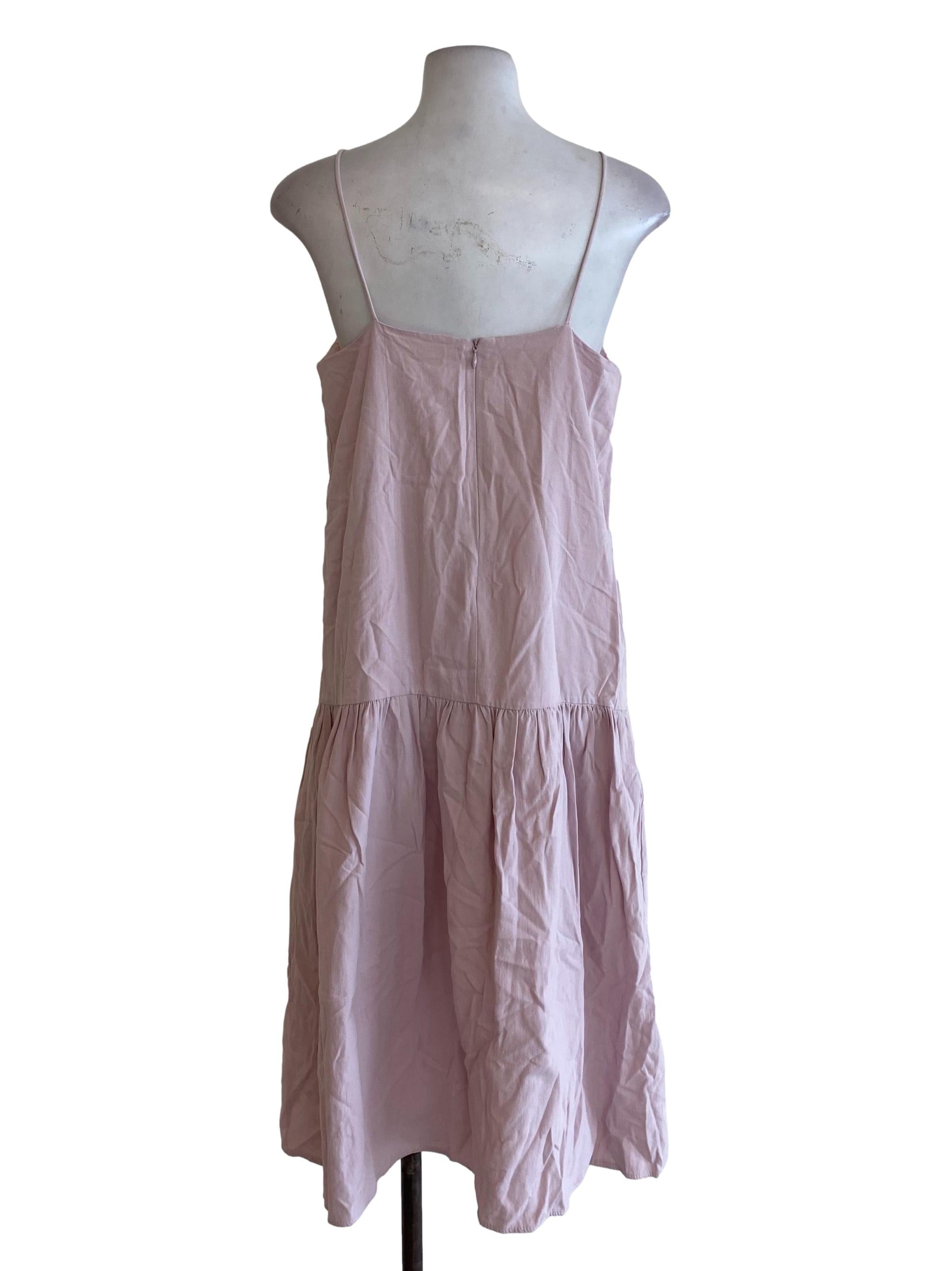 Light Pink Drop Waist Dress