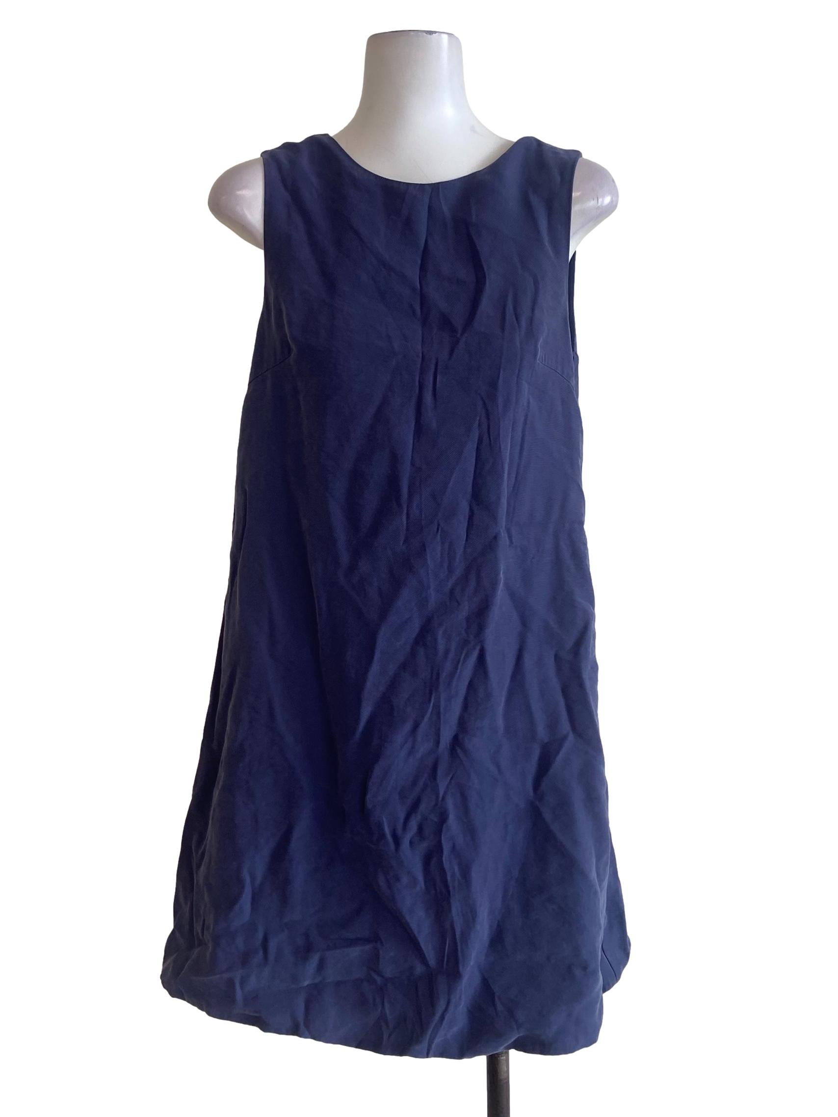 Spruce Blue Sleeveless Shift Dress OSN