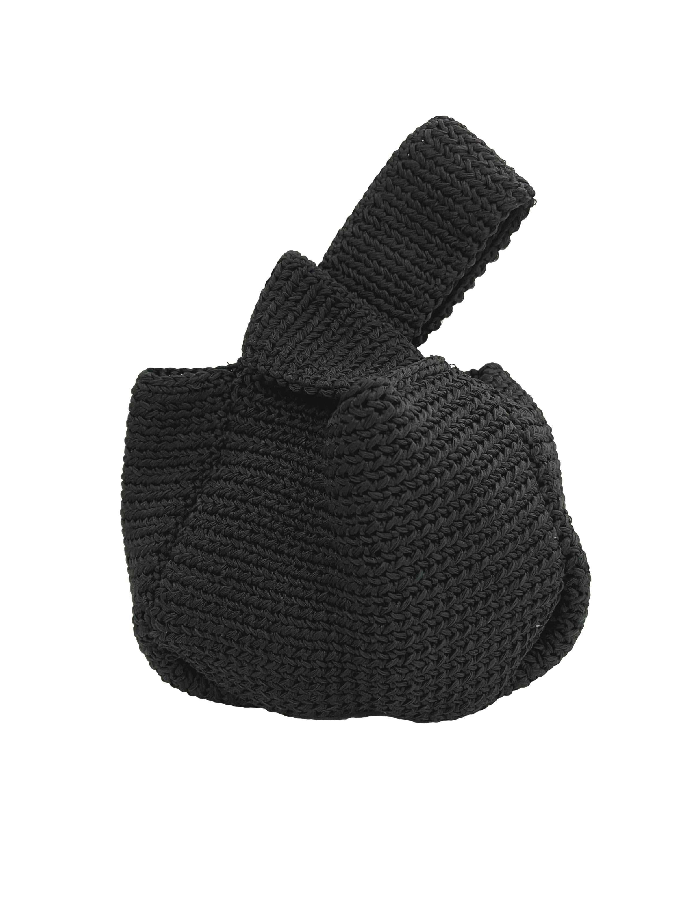 Black Knitted Bag