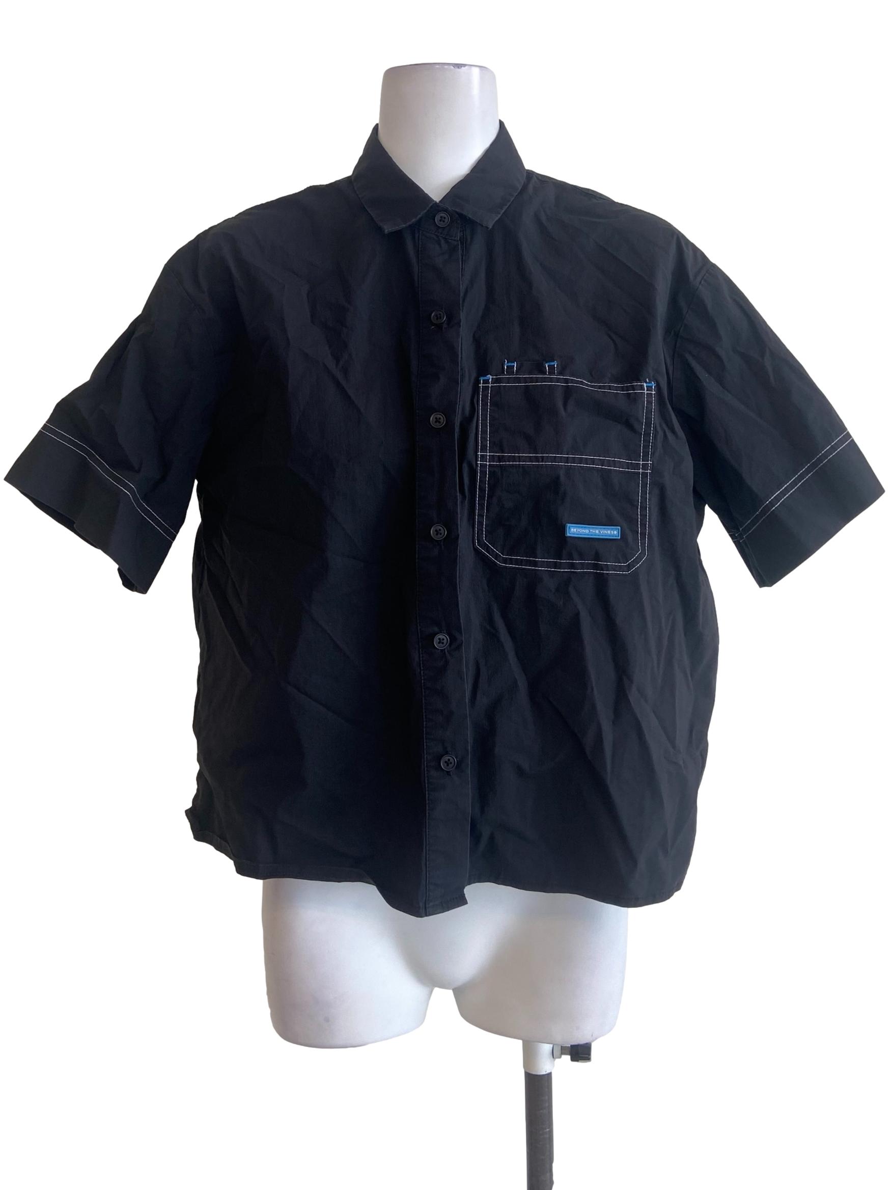 Black Button Down Blouse