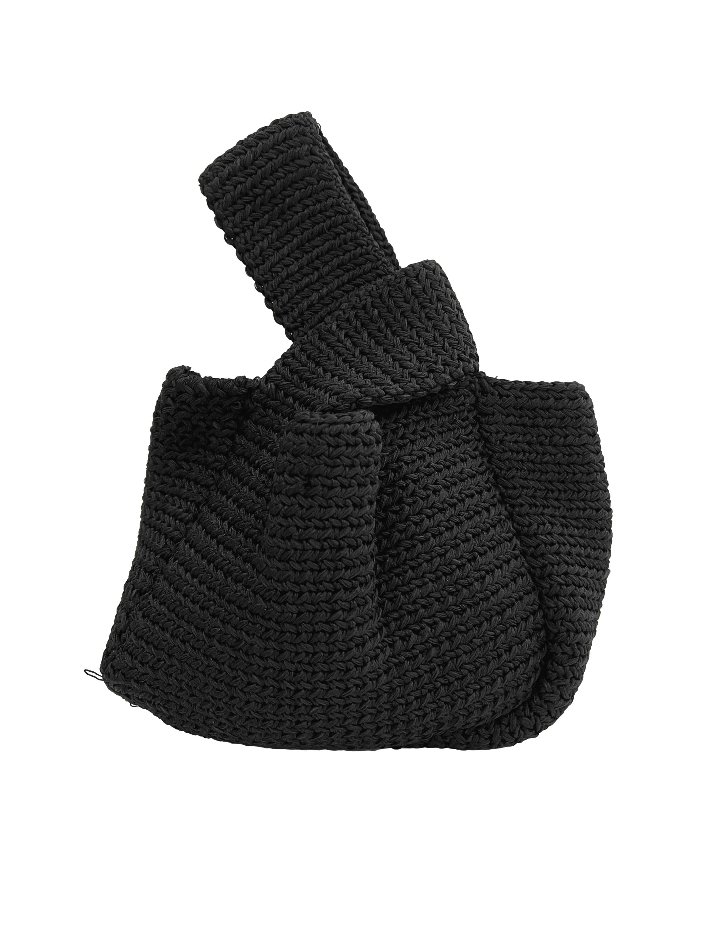 Black Knitted Bag