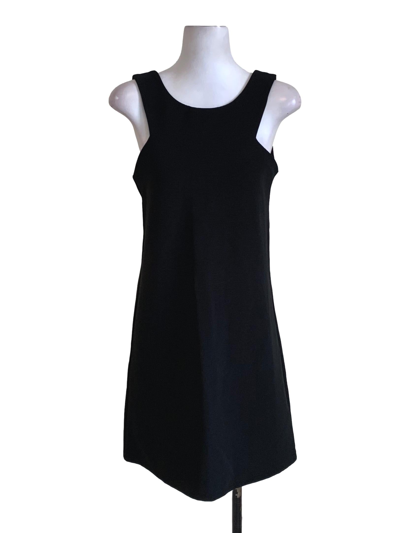 Black Candy Stripe Sheath Dress