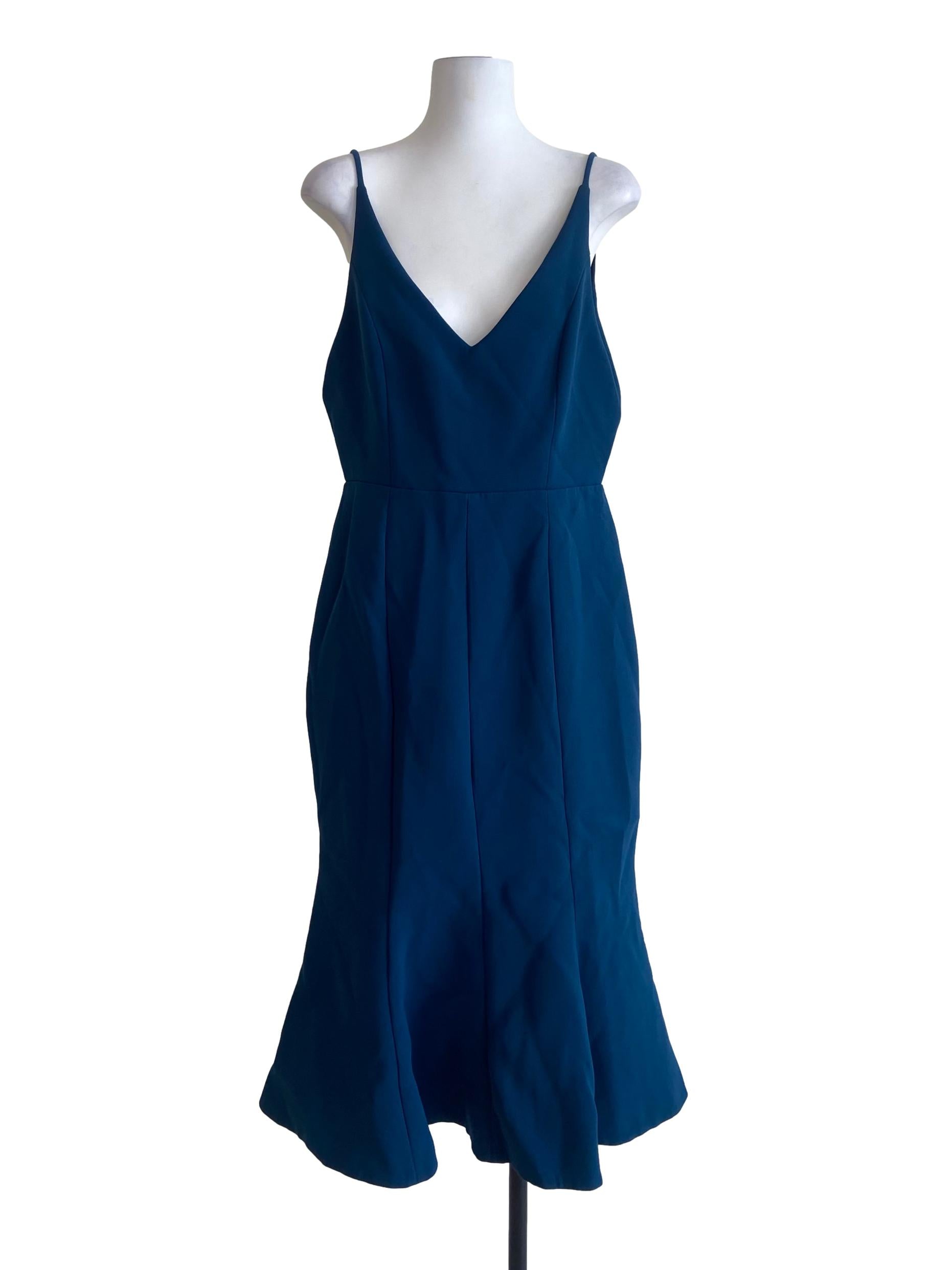 Aegean Blue Spaghetti Straps Slip Dress
