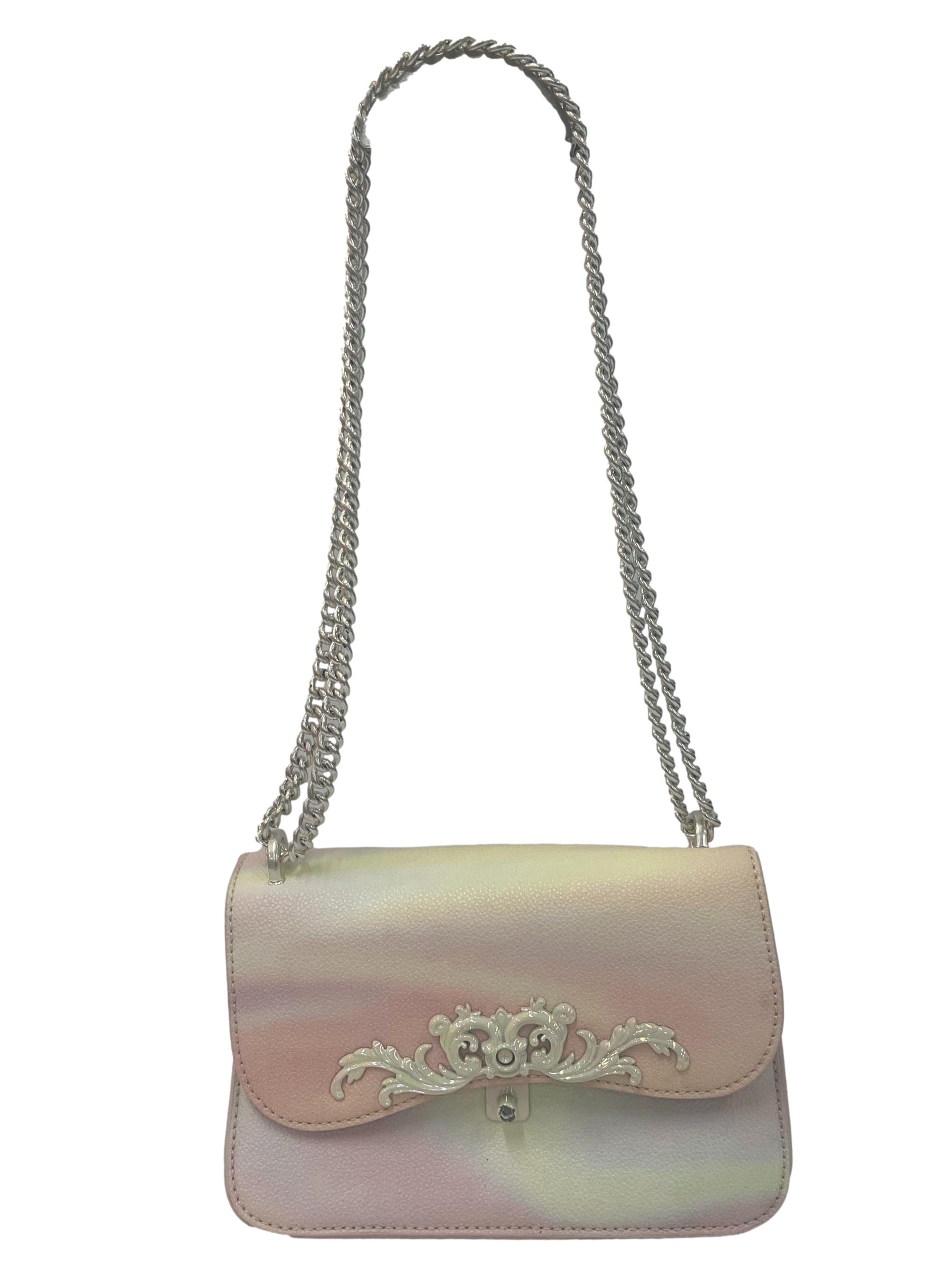 Pastel Gradient Small Shoulder Bag With Chain Straps