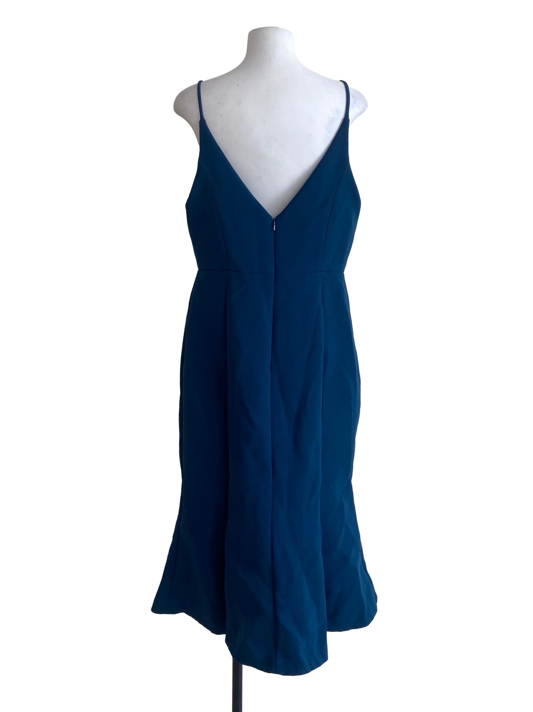 Aegean Blue Spaghetti Straps Slip Dress