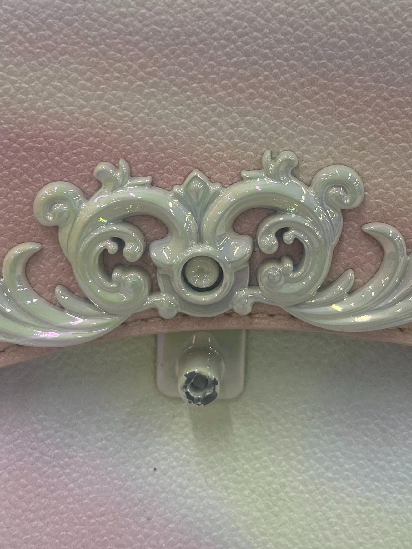 Pastel Gradient Small Shoulder Bag With Chain Straps