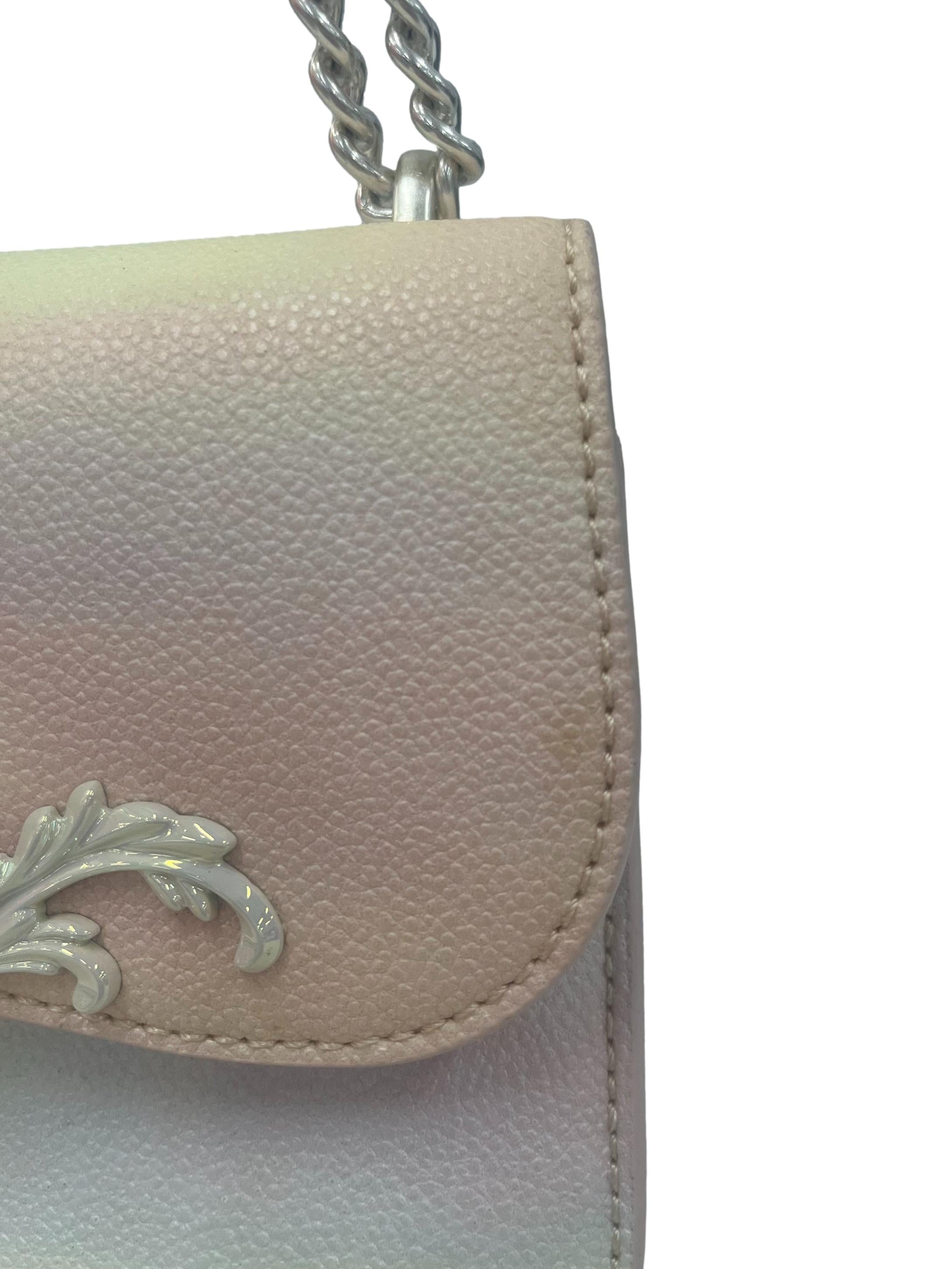 Pastel Gradient Small Shoulder Bag With Chain Straps