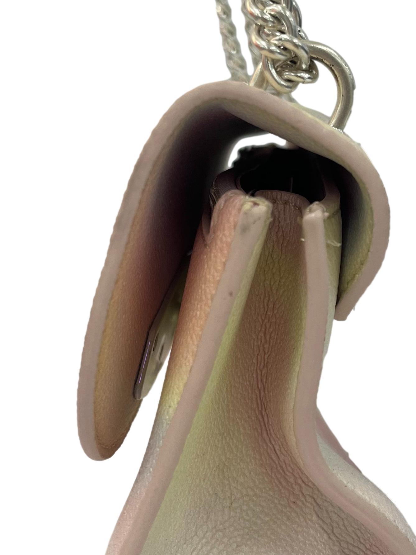 Pastel Gradient Small Shoulder Bag With Chain Straps