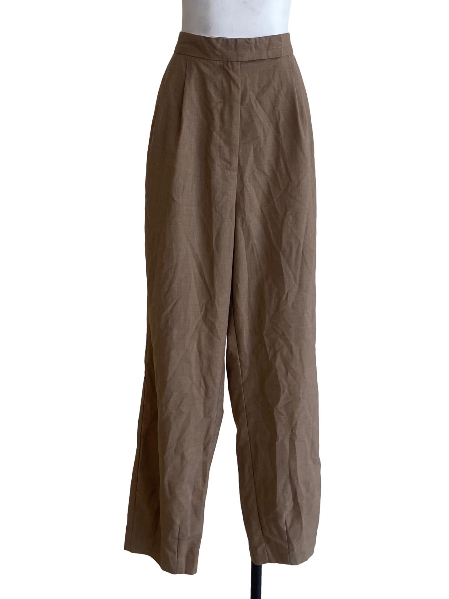 Tortilla Brown Straight Formal Pants