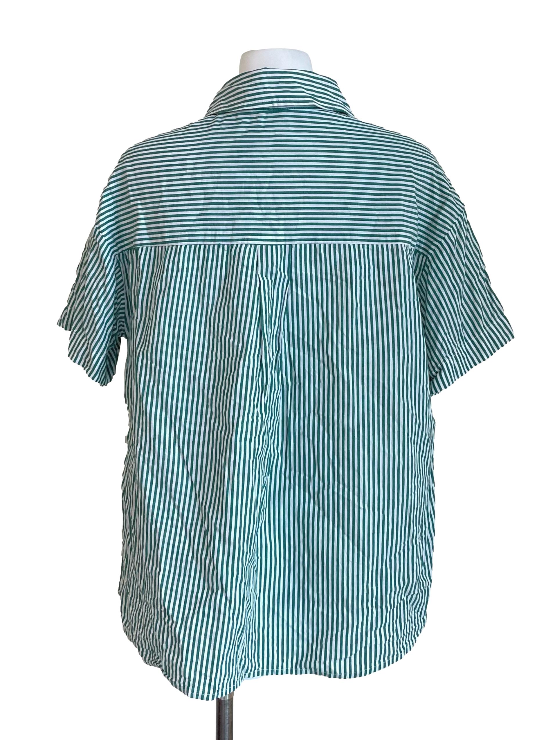 Ocean Green Bengal Stripes Oxford Shirt