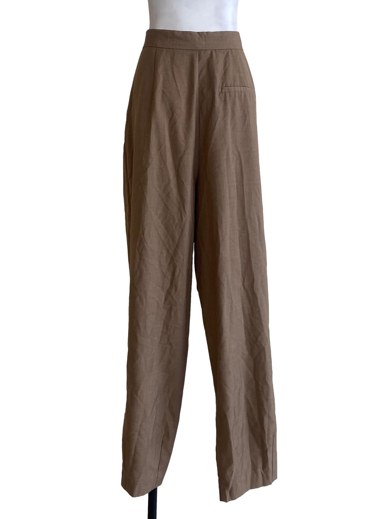 Tortilla Brown Straight Formal Pants