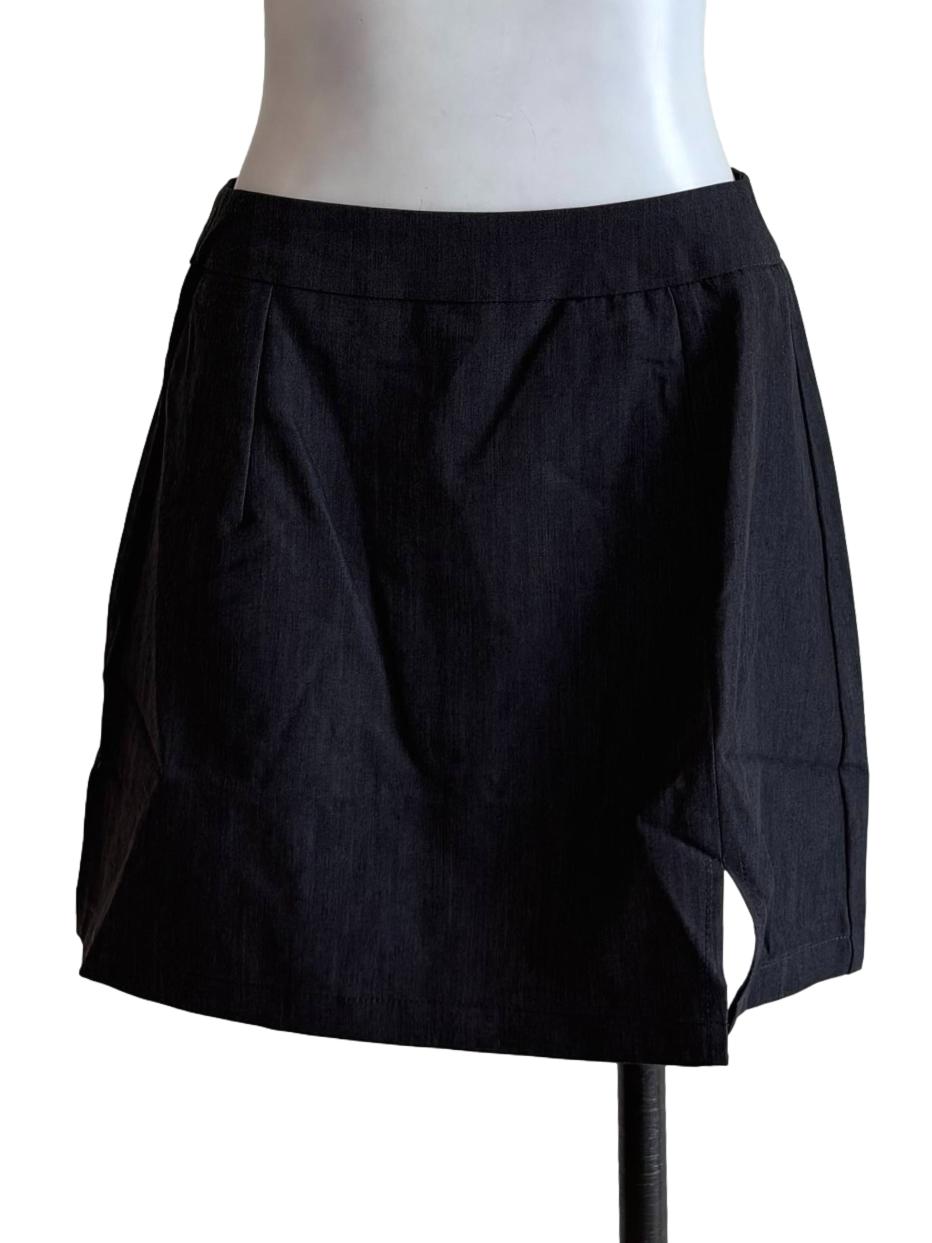 Carbon Grey Mini Skirt