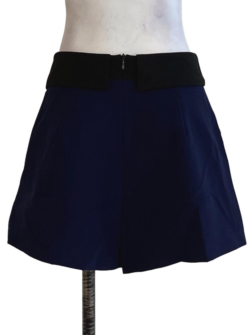 Azure Blue High-Waisted Skorts