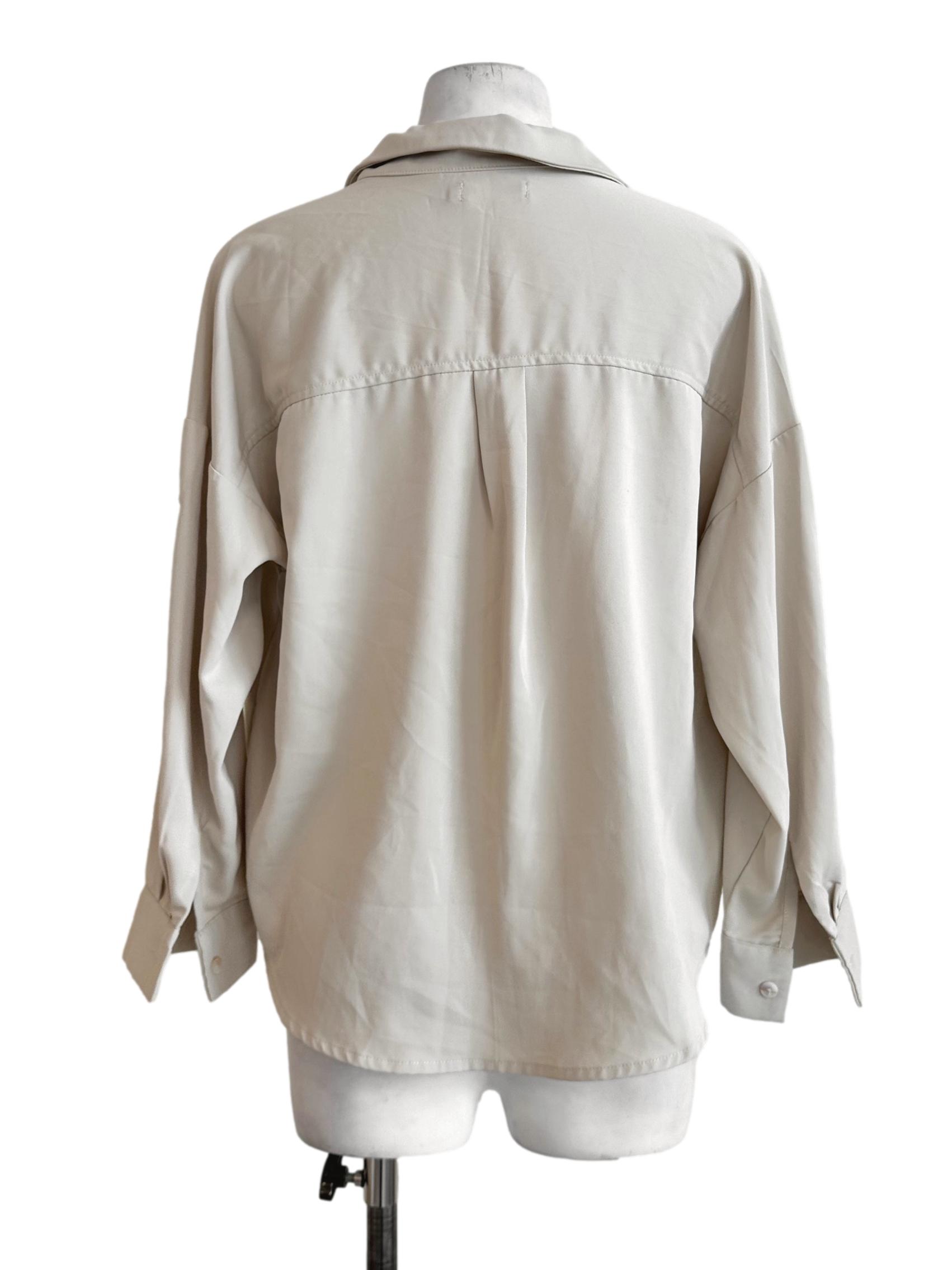 Shortbread Collar Button Blouse