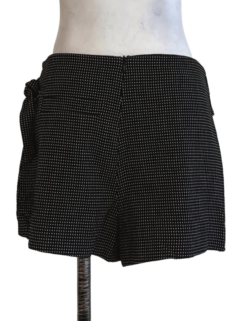 Black Polka Dot Skorts