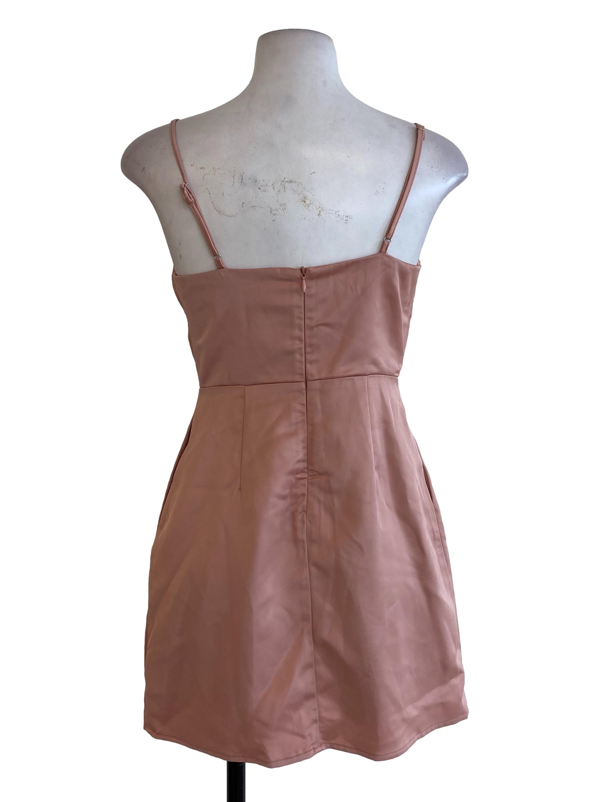 Pink Half Pleated Rompers