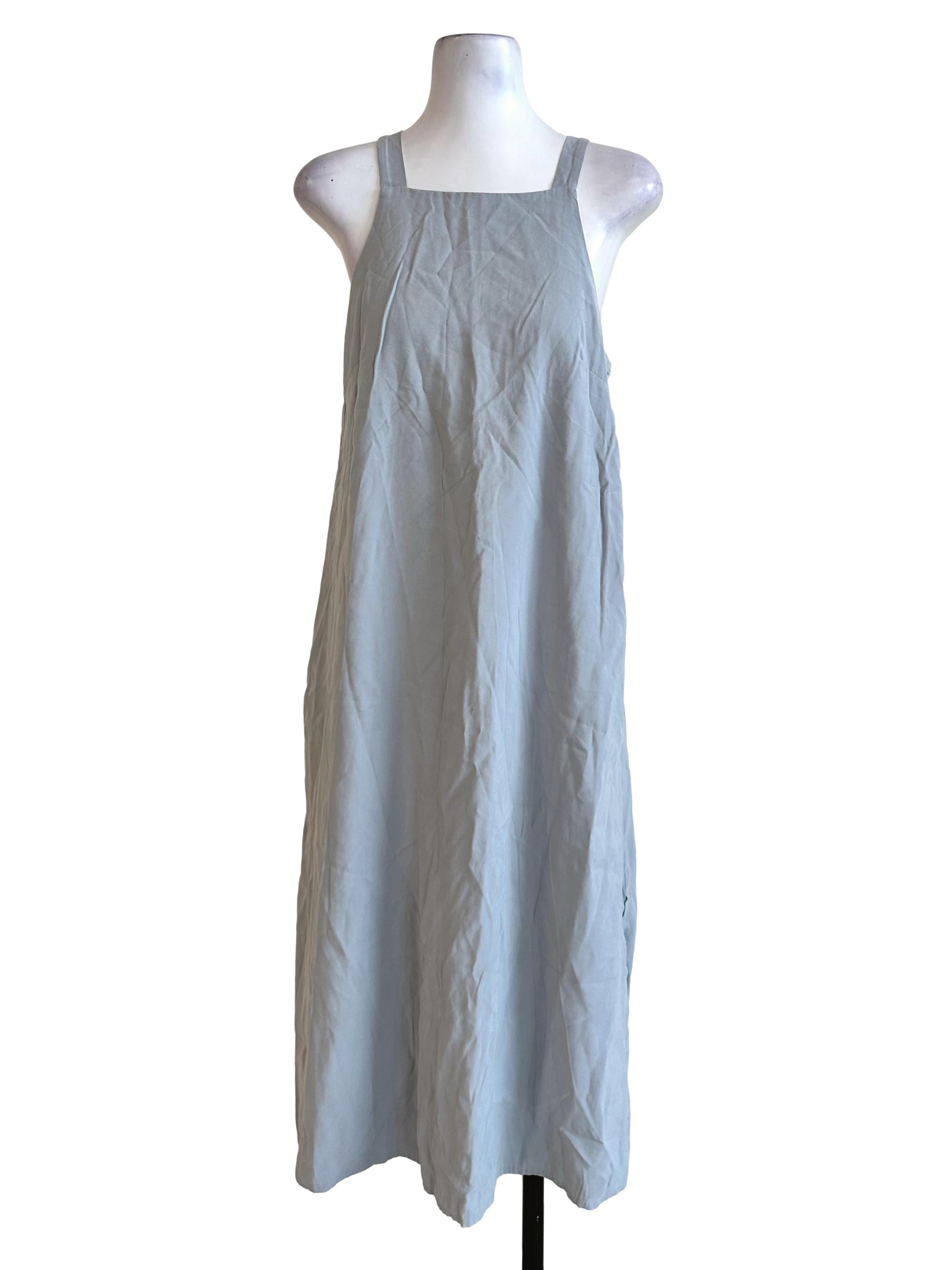 Light Blue Slit Dress TEM