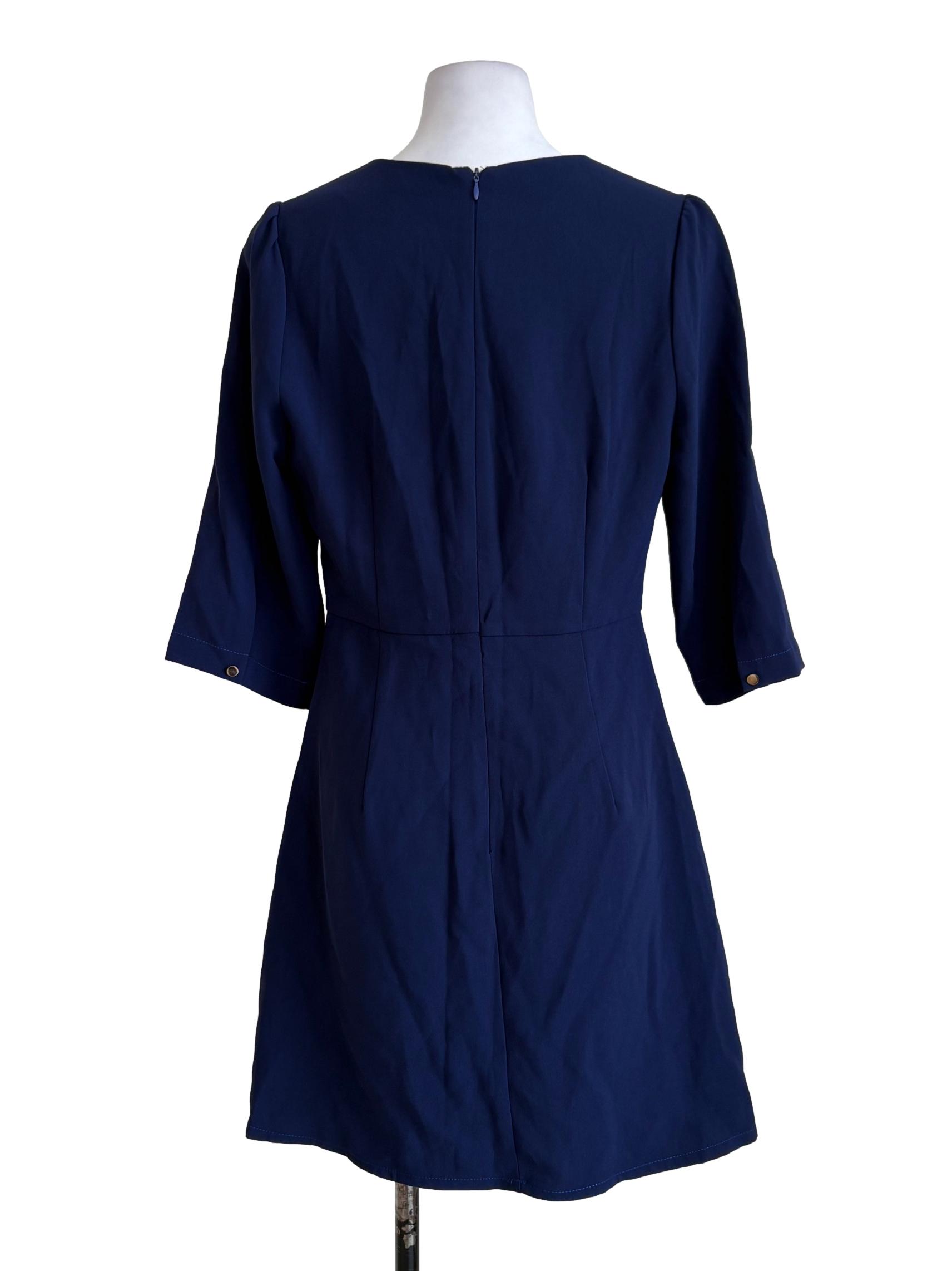 Berry Blue A-Line Dress