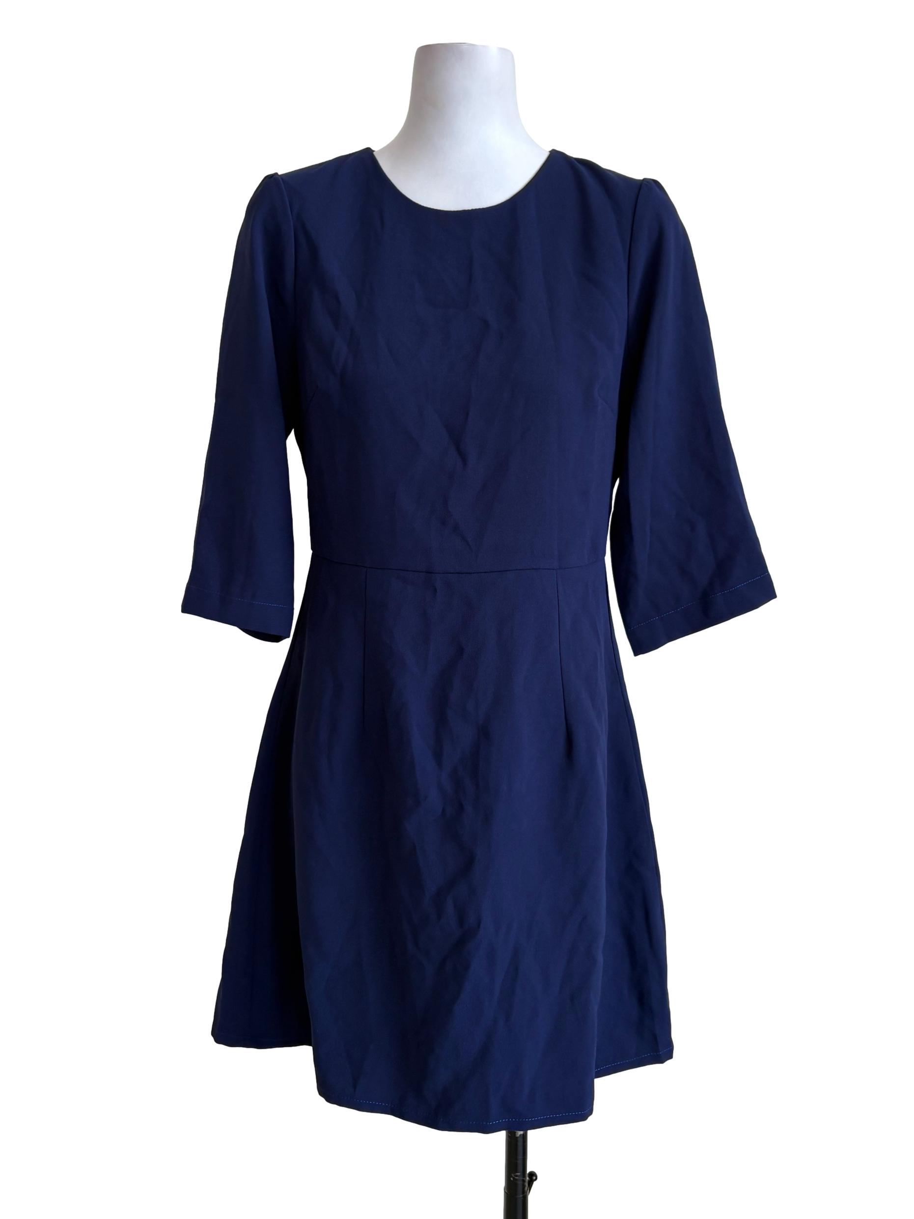 Berry Blue A-Line Dress