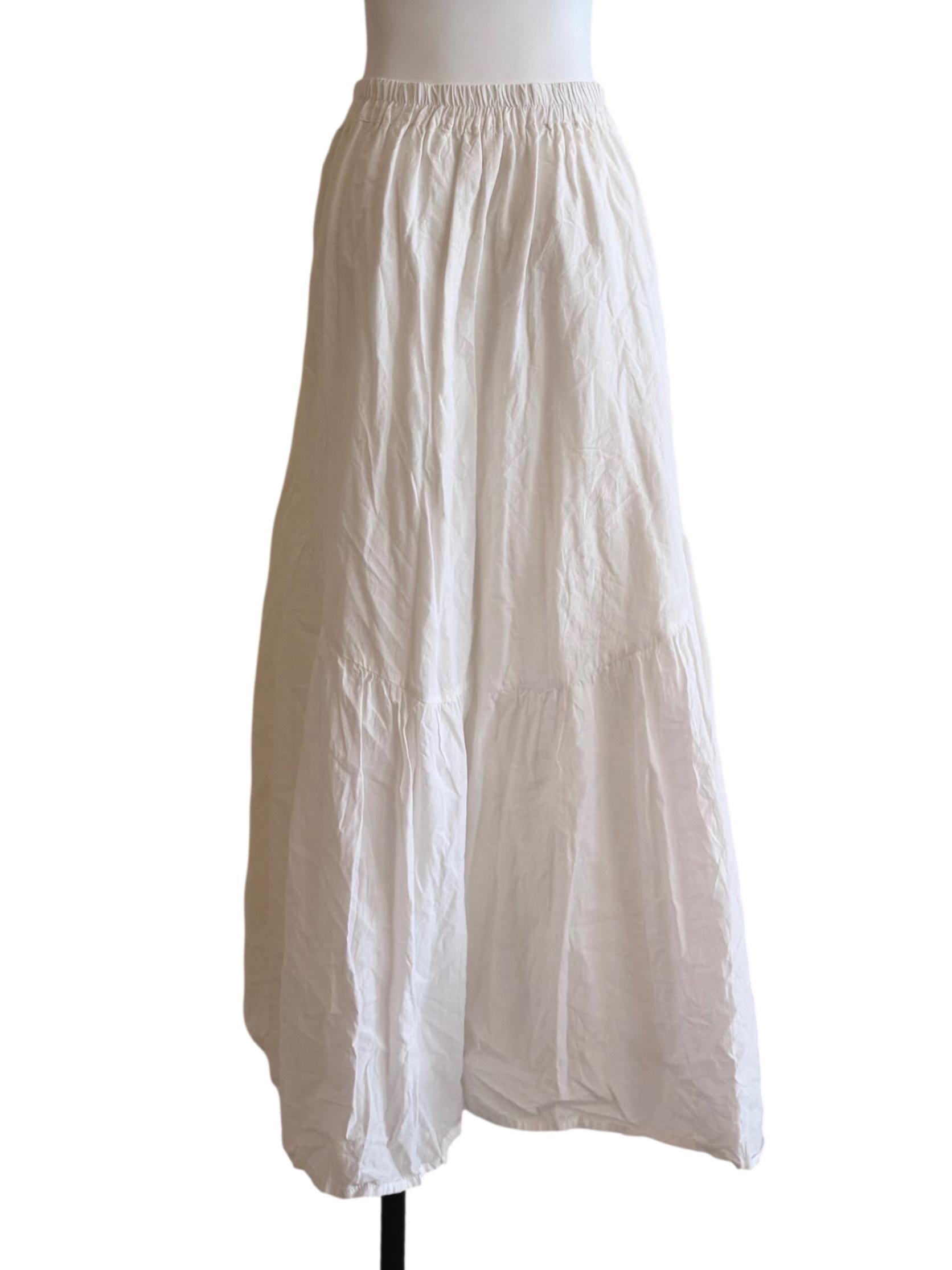Daisy White Maxi Skirt TTR