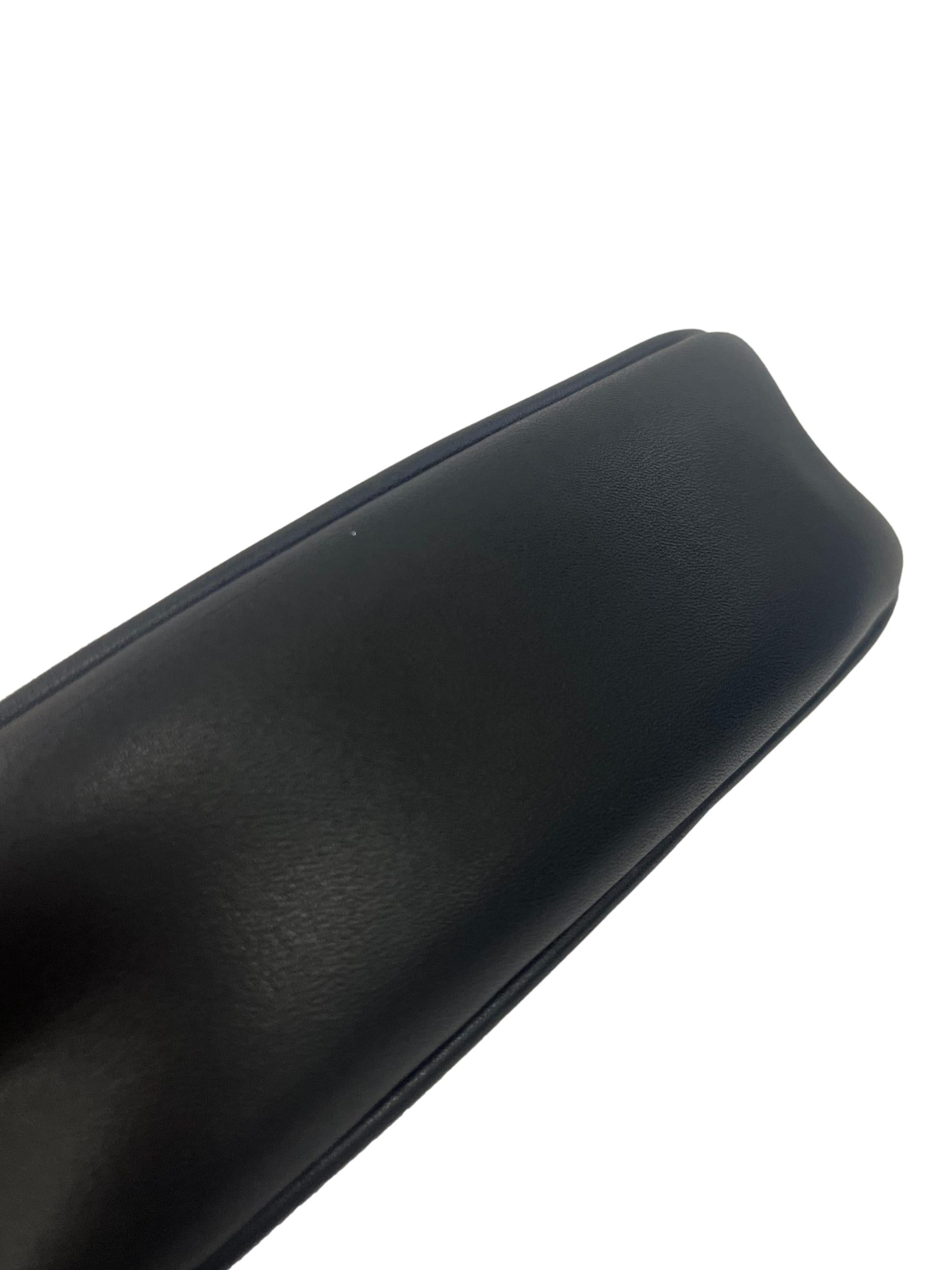 Black Shoulder Bag With Changeable Straps