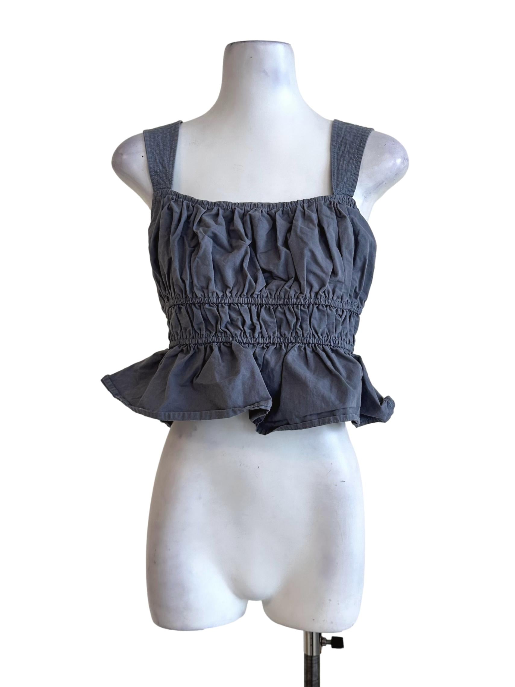 Slate Blue Sleeveless Top