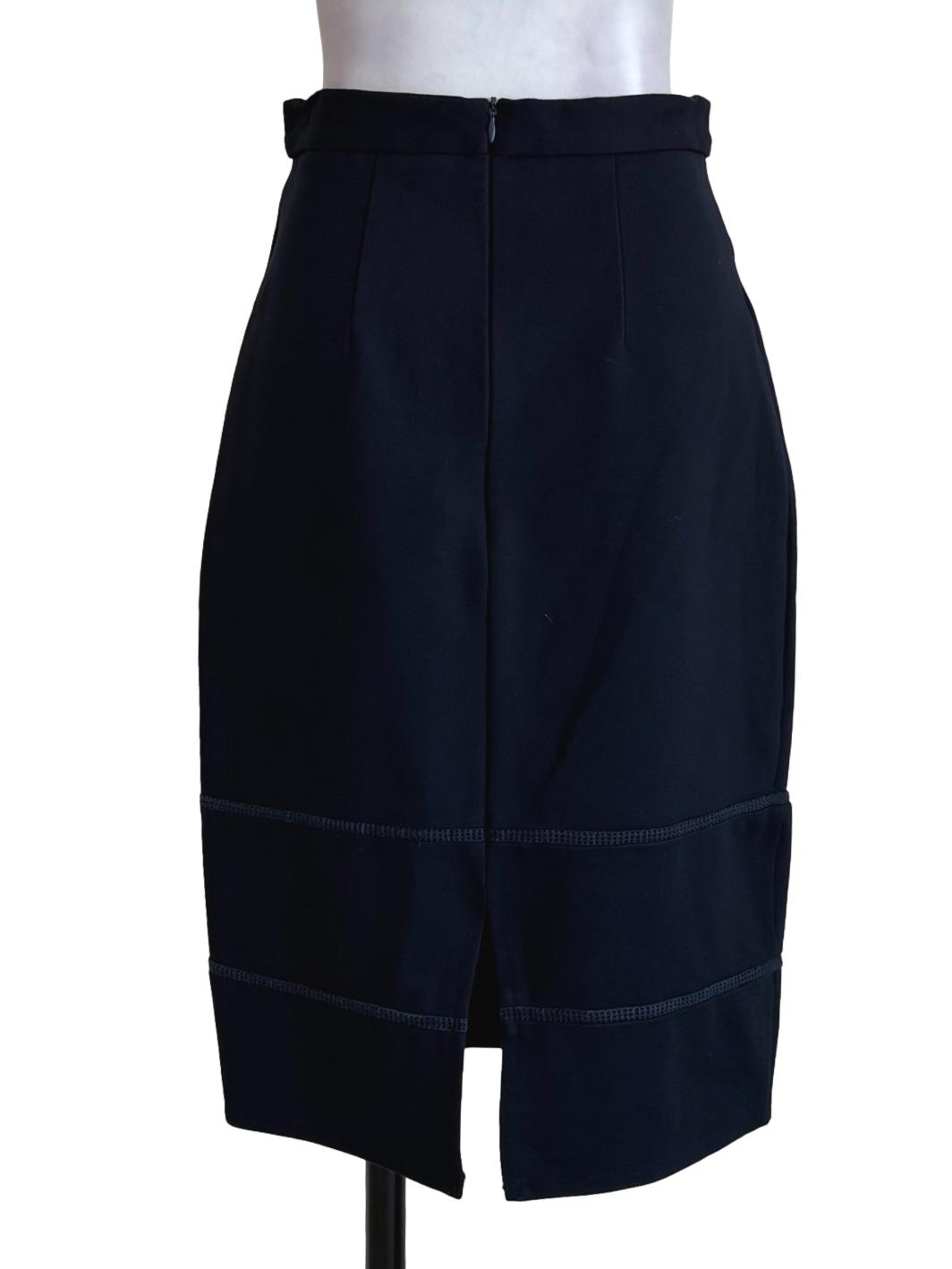 Denim Blue Pegged Skirt