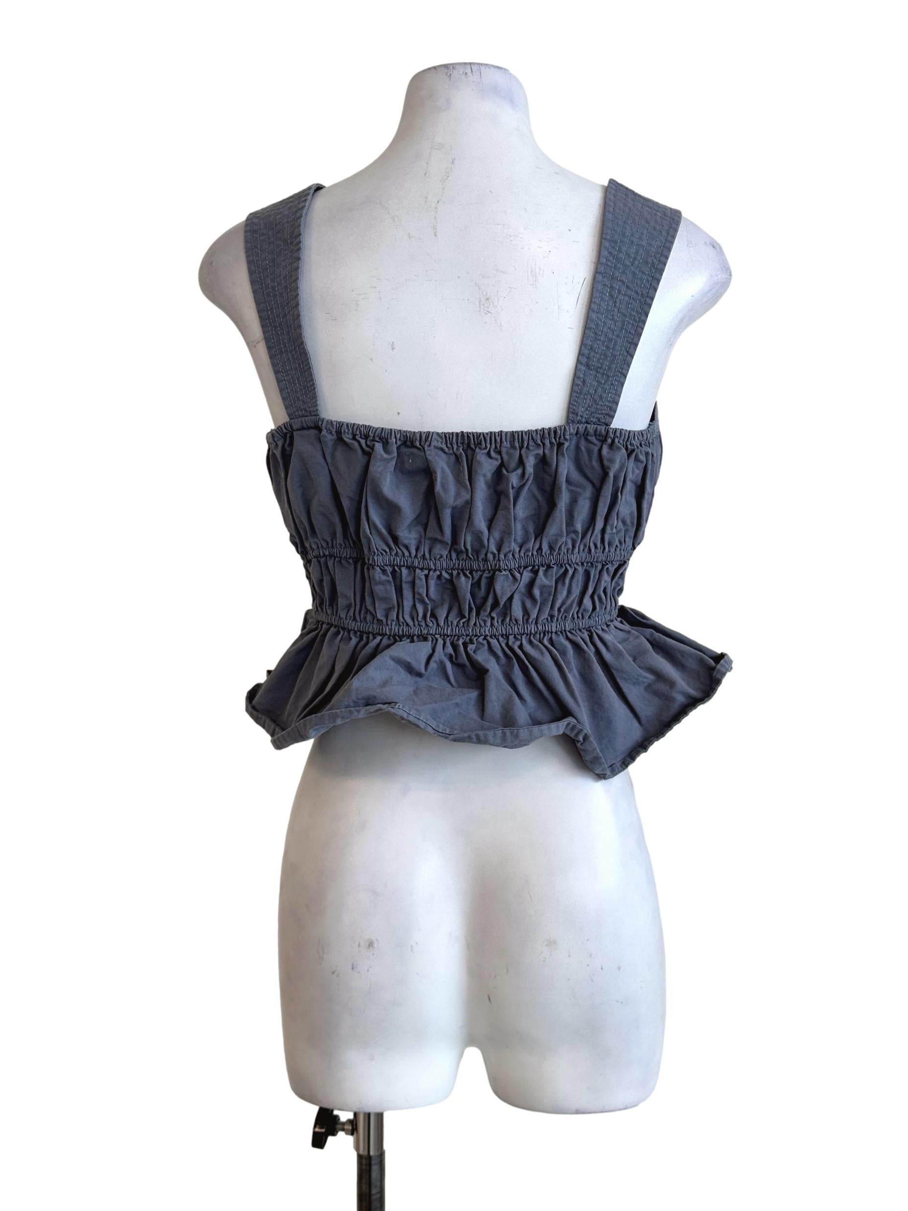 Slate Blue Sleeveless Top