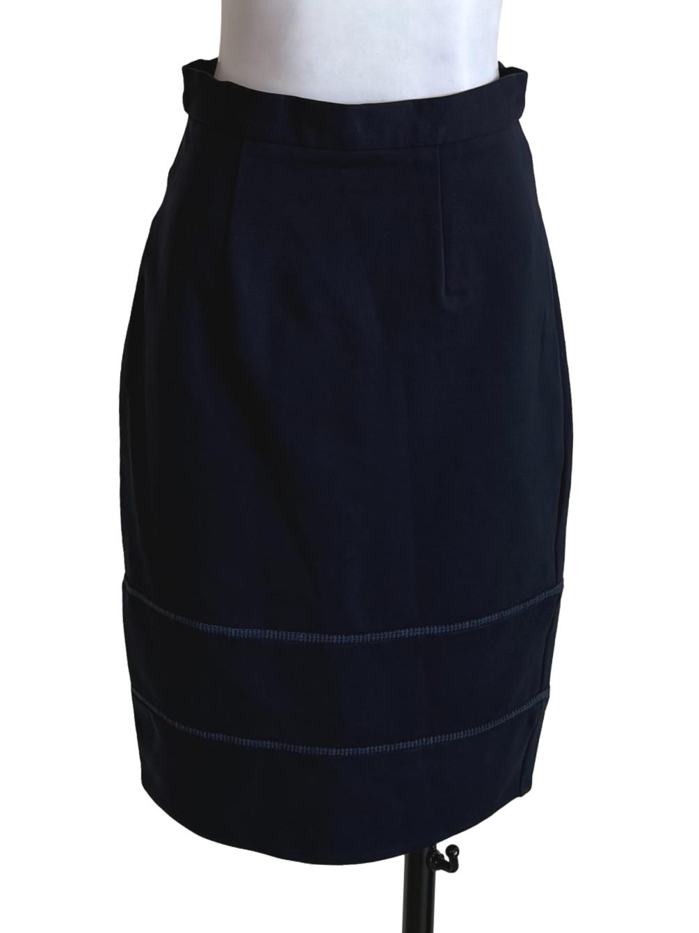 Denim Blue Pegged Skirt