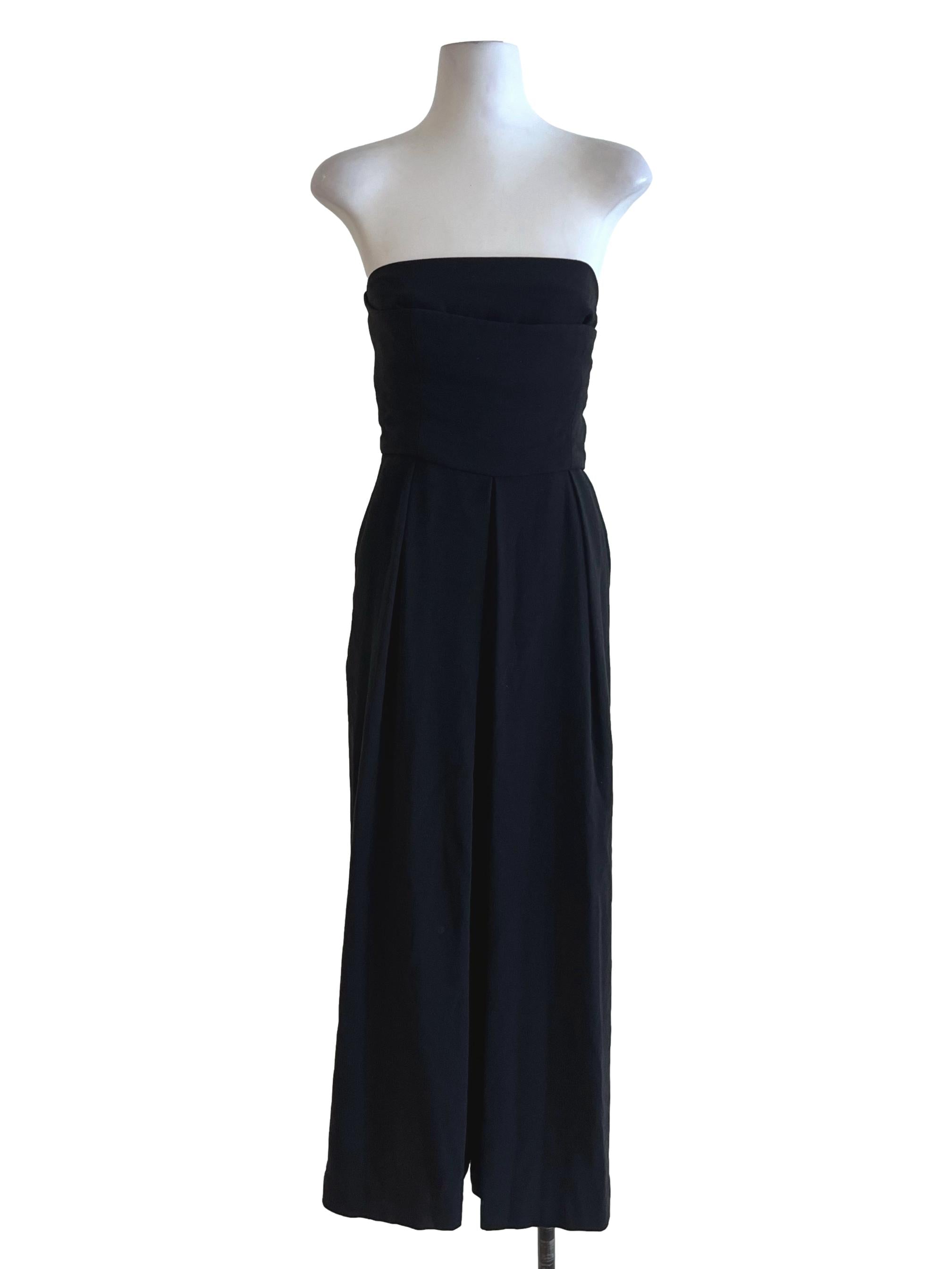 Black Sleeveless Jumpsuit