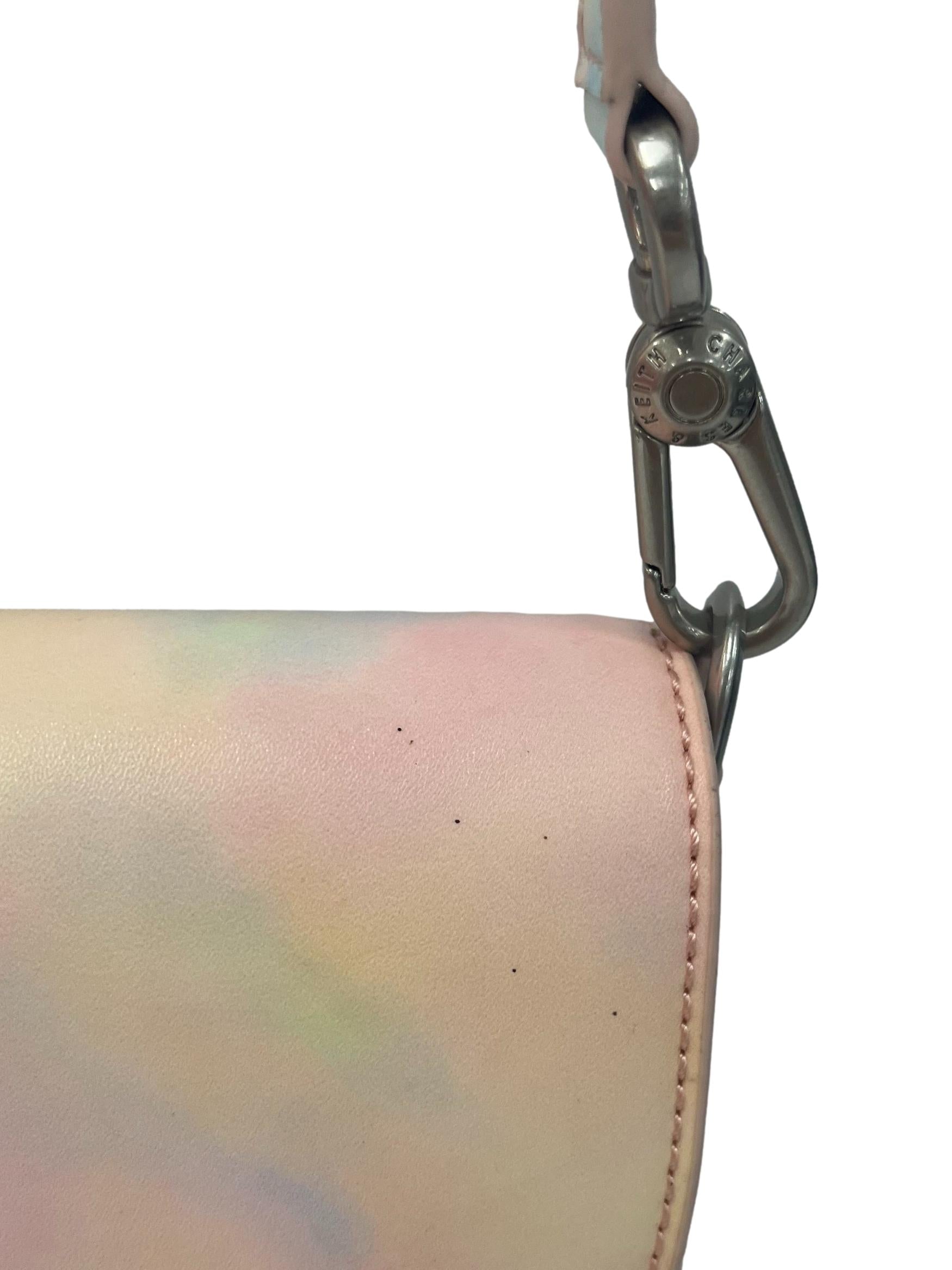 Pastel Gradient Medium Shoulder Bag With Changeable Straps