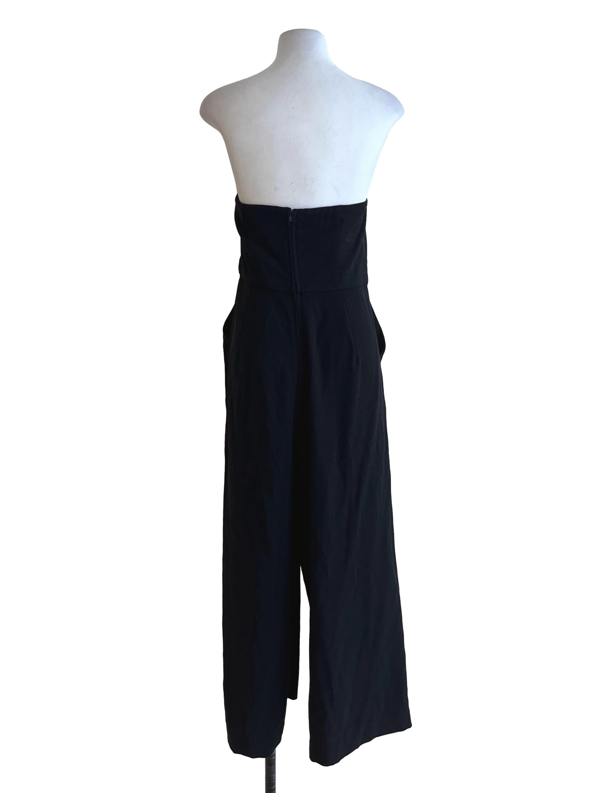Black Sleeveless Jumpsuit