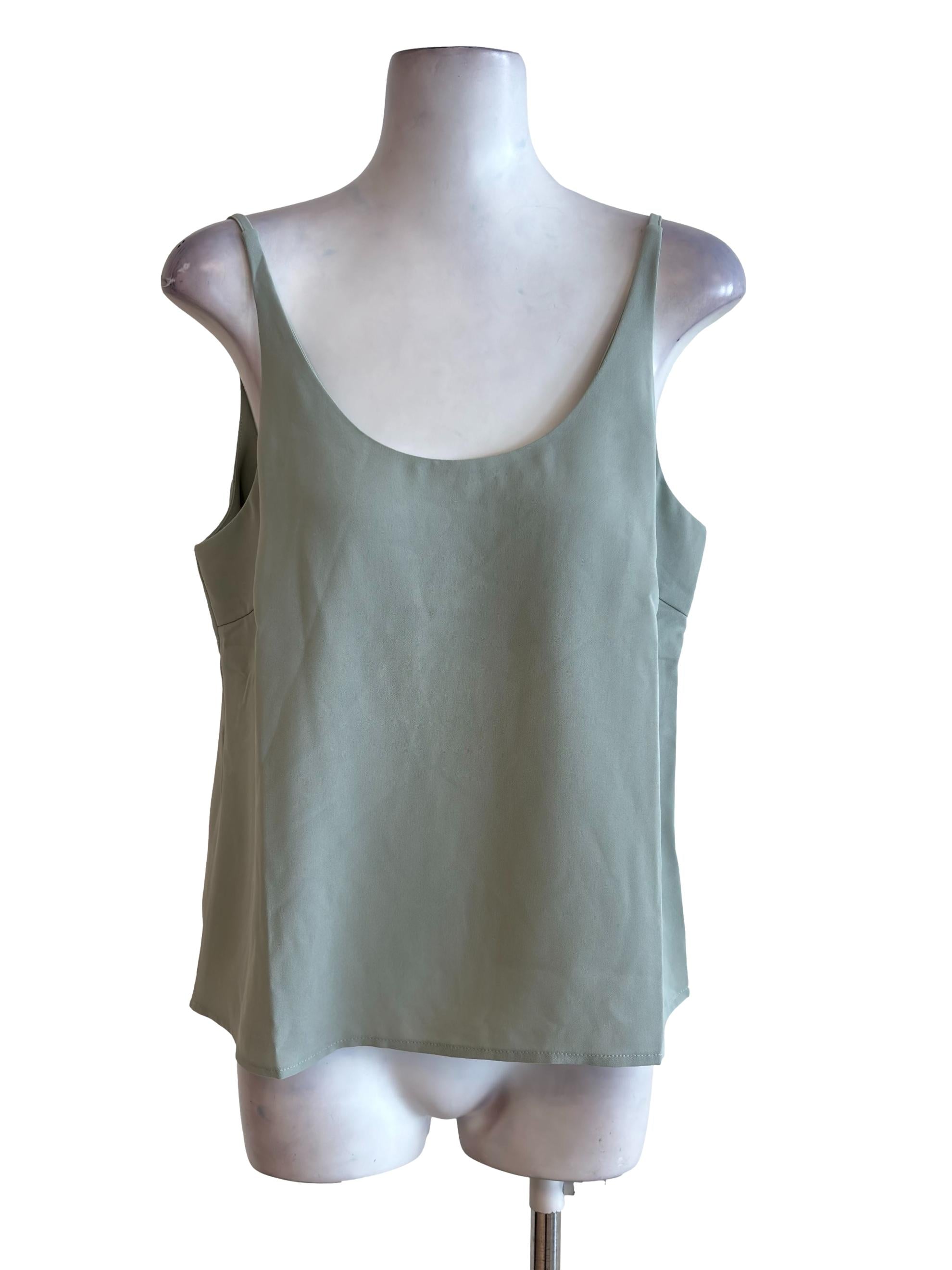 Sage Green Scoop Camisole Top