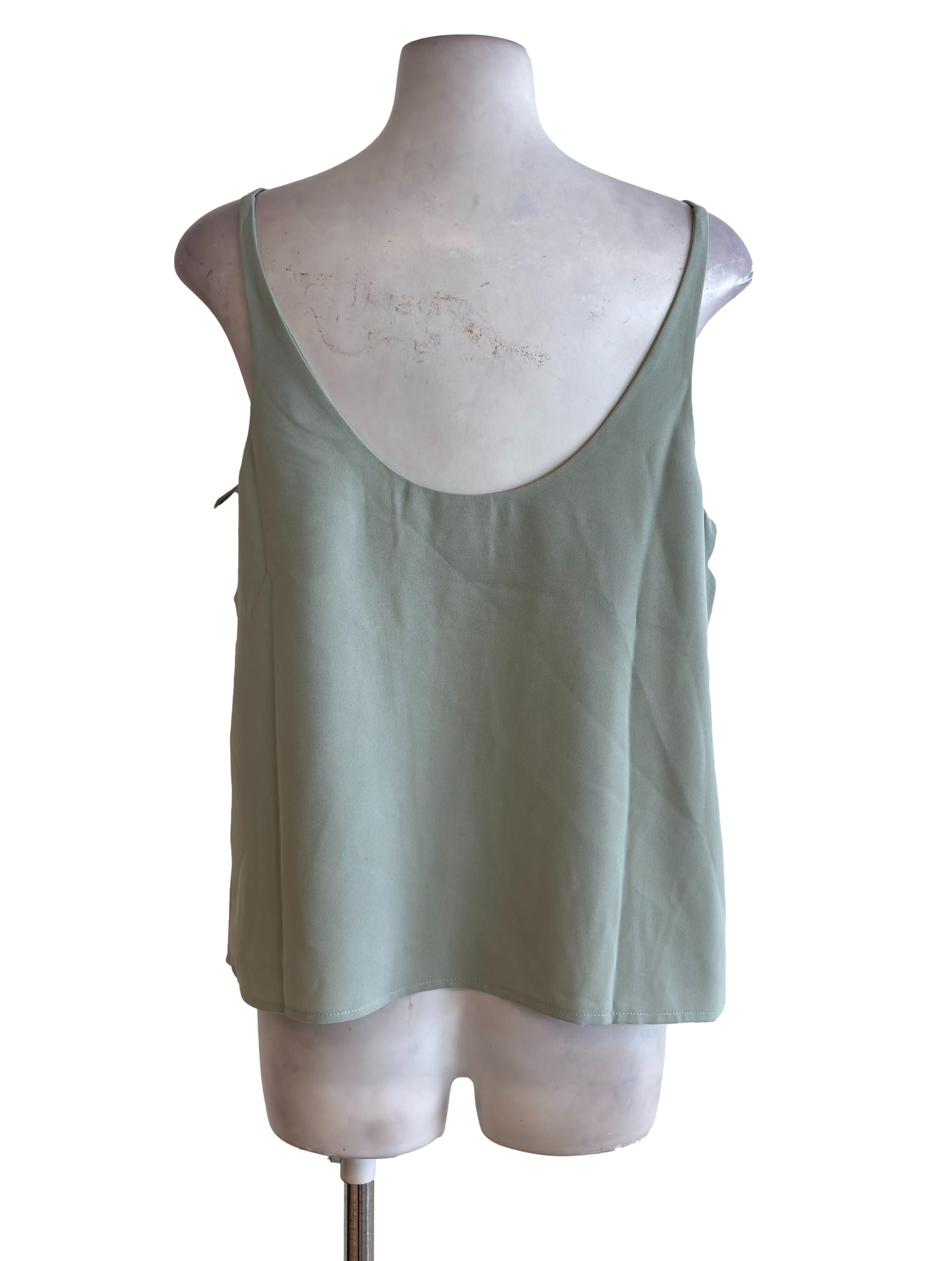Sage Green Scoop Camisole Top