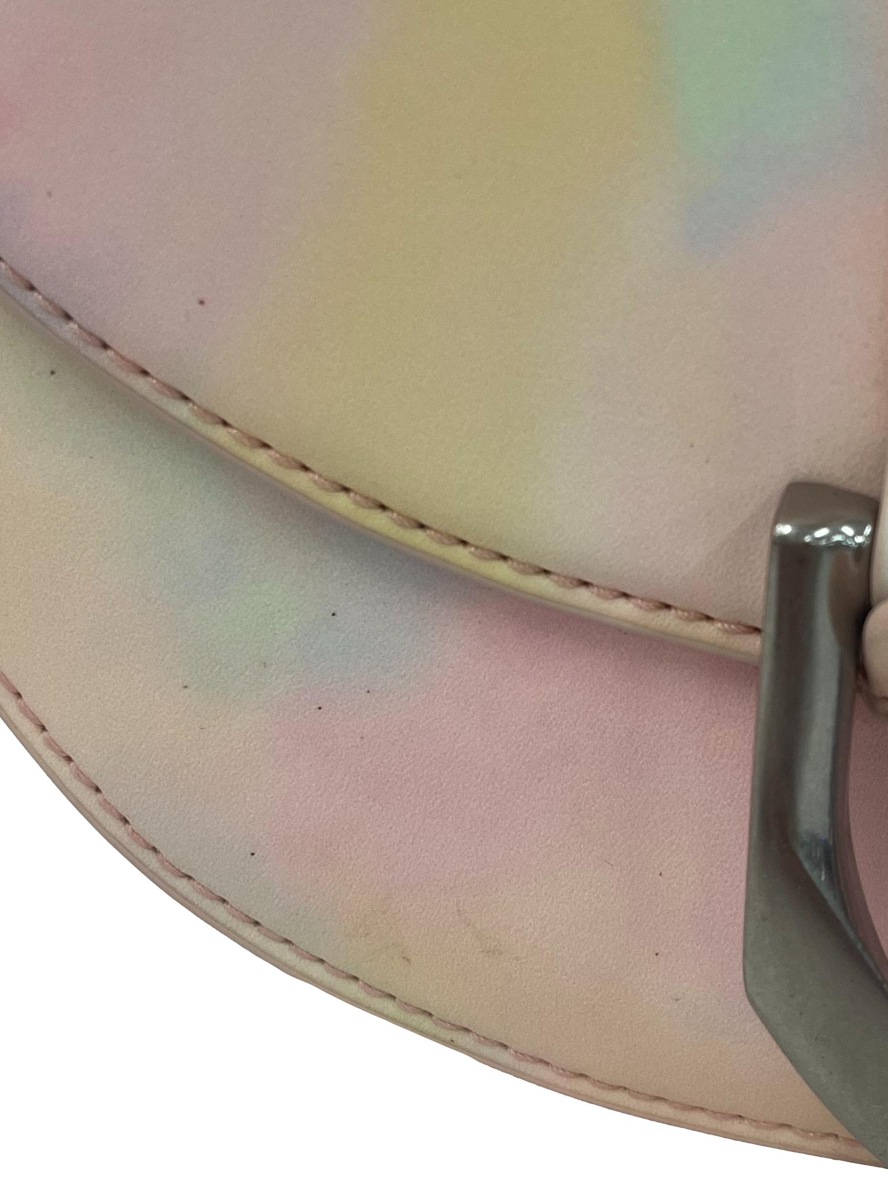 Pastel Gradient Medium Shoulder Bag With Changeable Straps