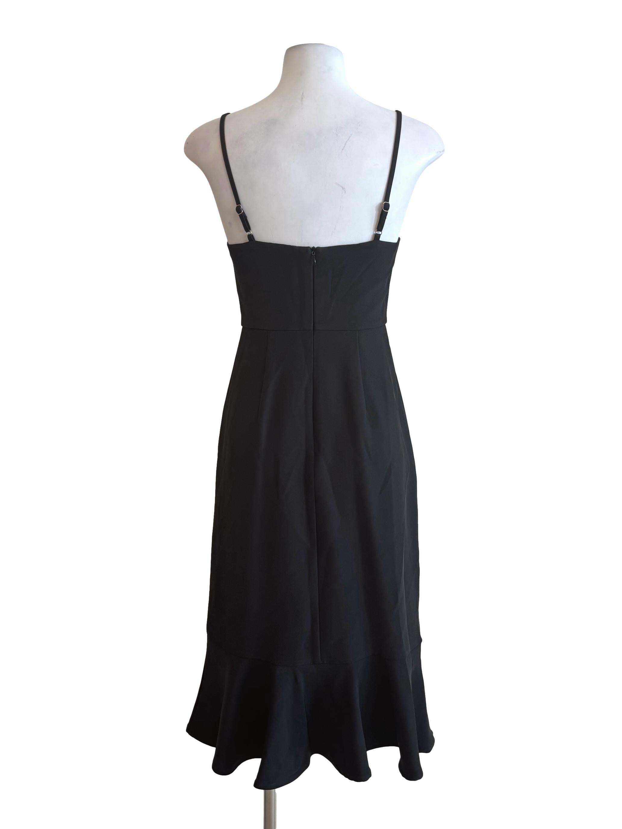 Jet Black Sweetheart Camisole Dress
