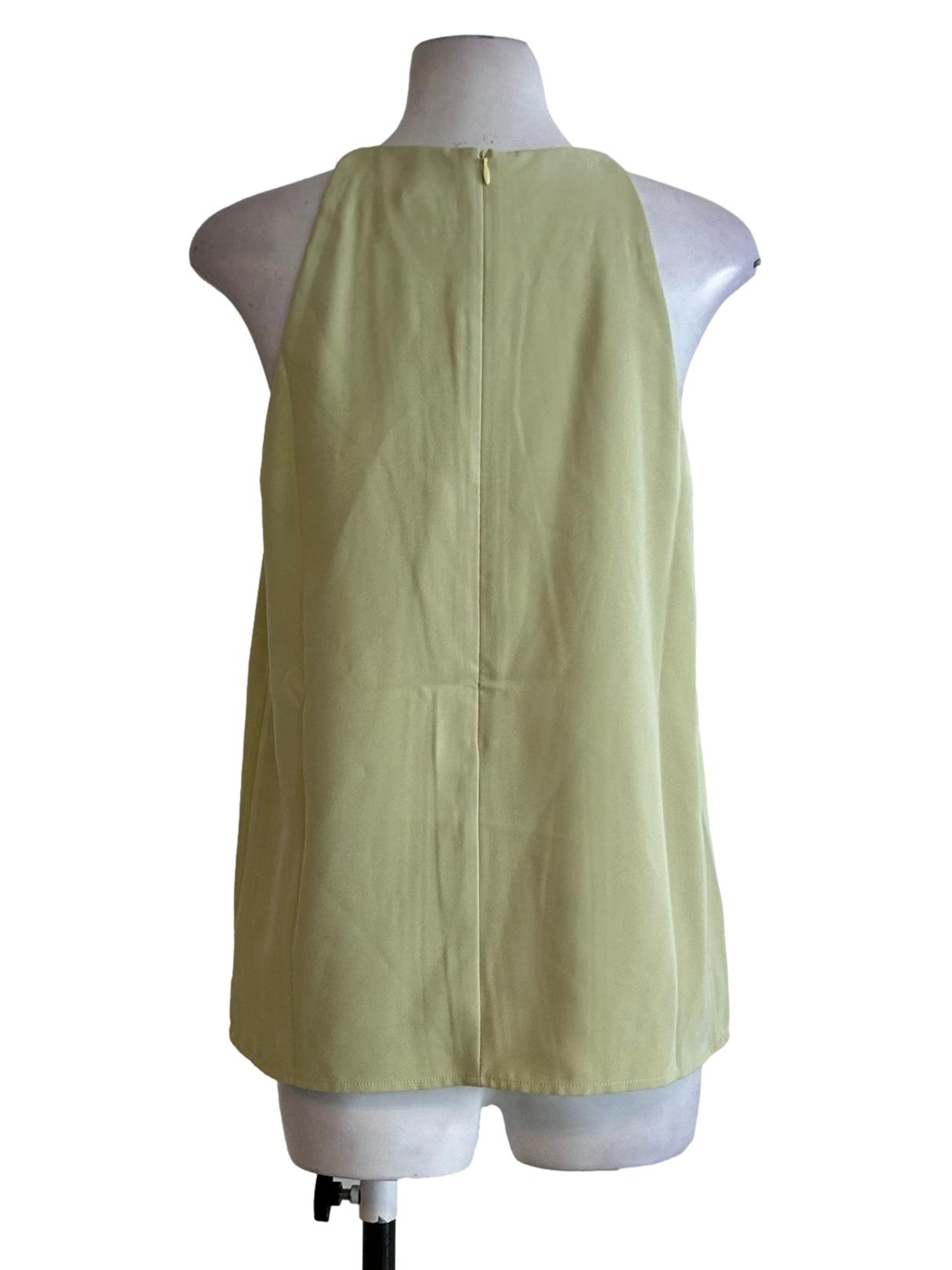 Flax Yellow Sleeveless Top OSN