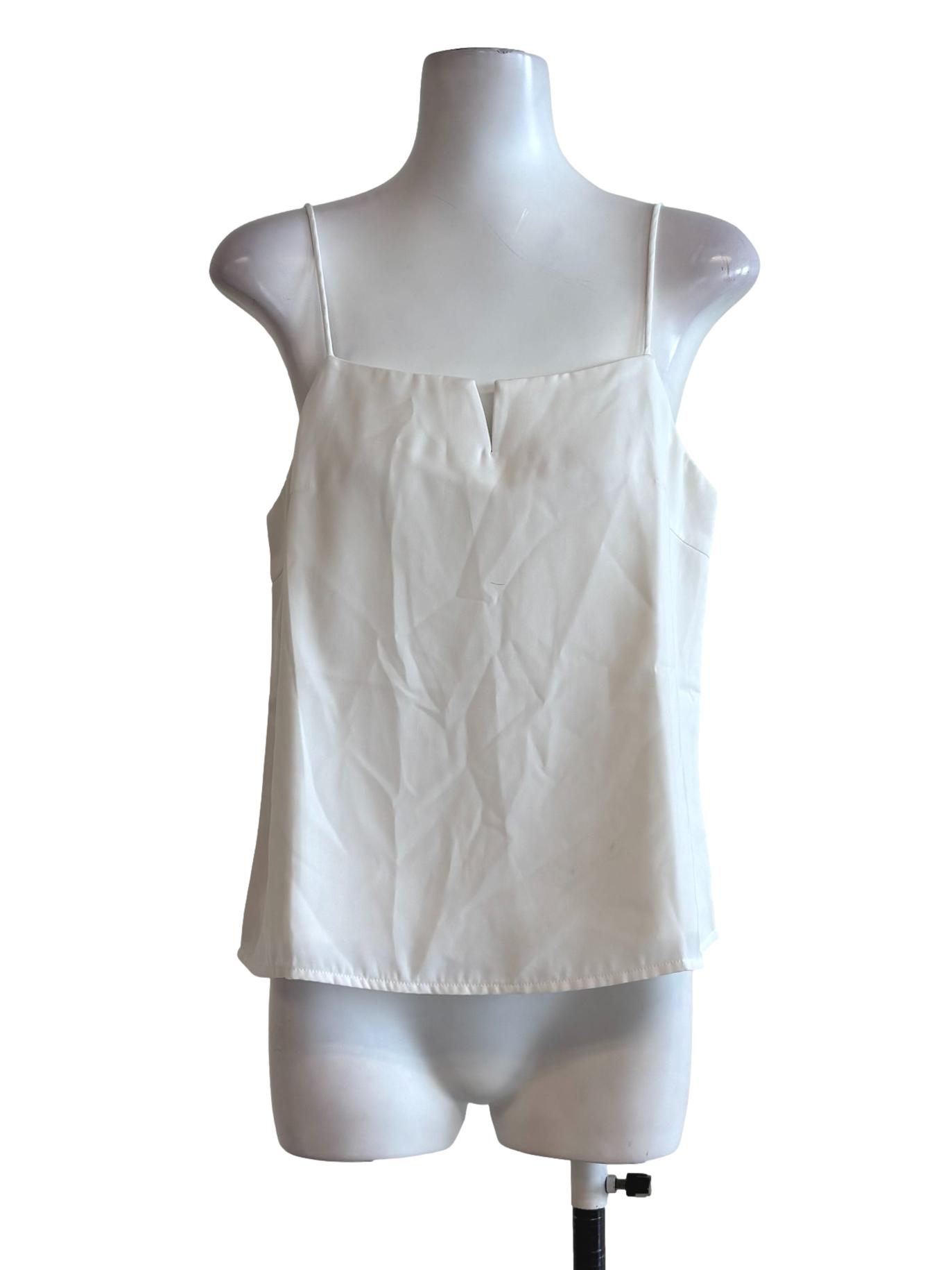 Powder White Spaghetti Strap Top