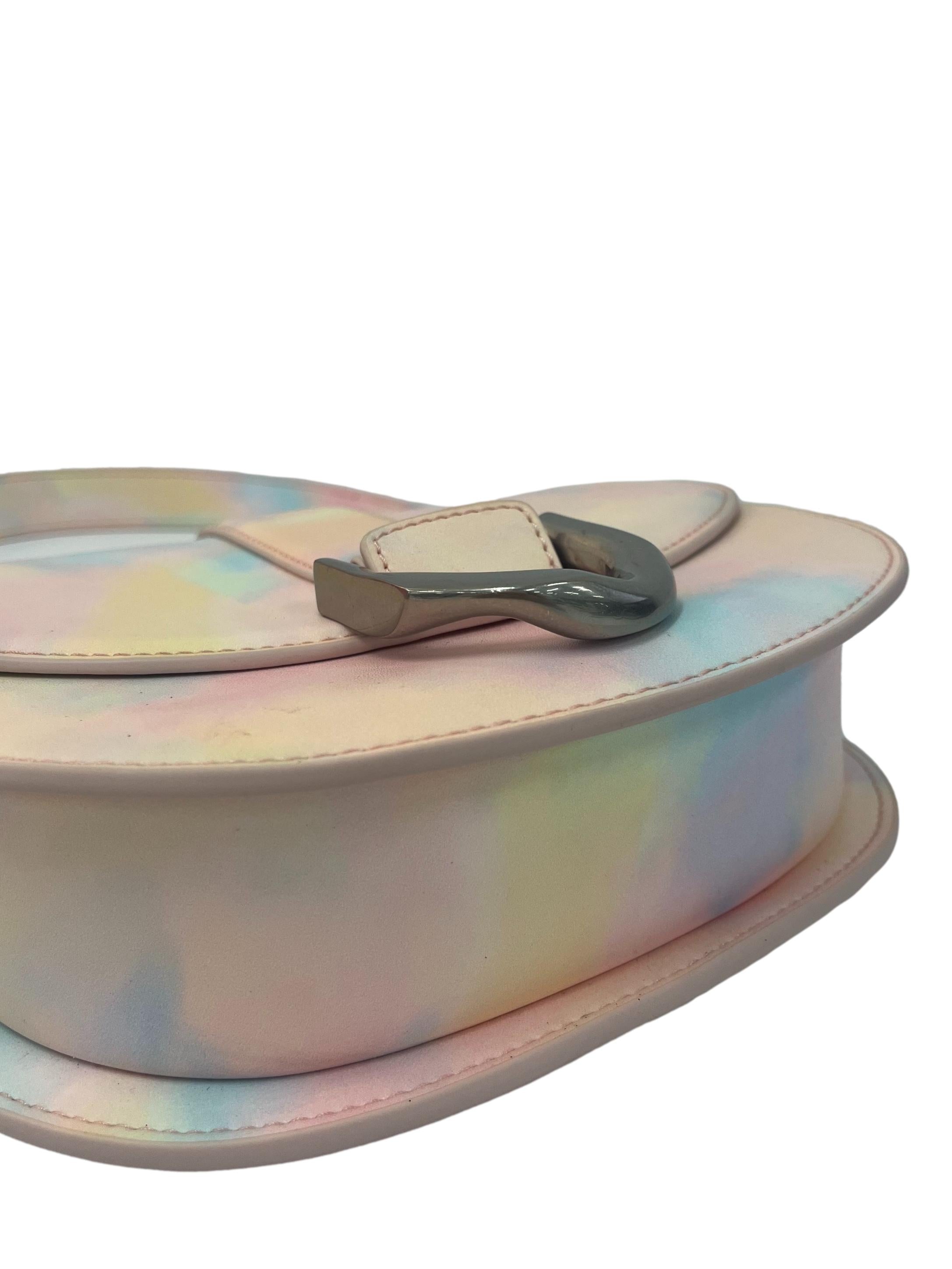 Pastel Gradient Medium Shoulder Bag With Changeable Straps