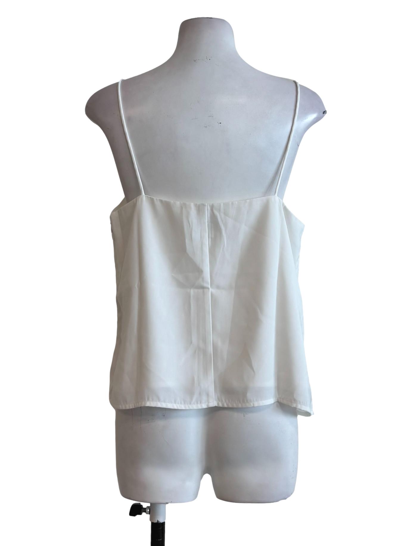 Powder White Spaghetti Strap Top