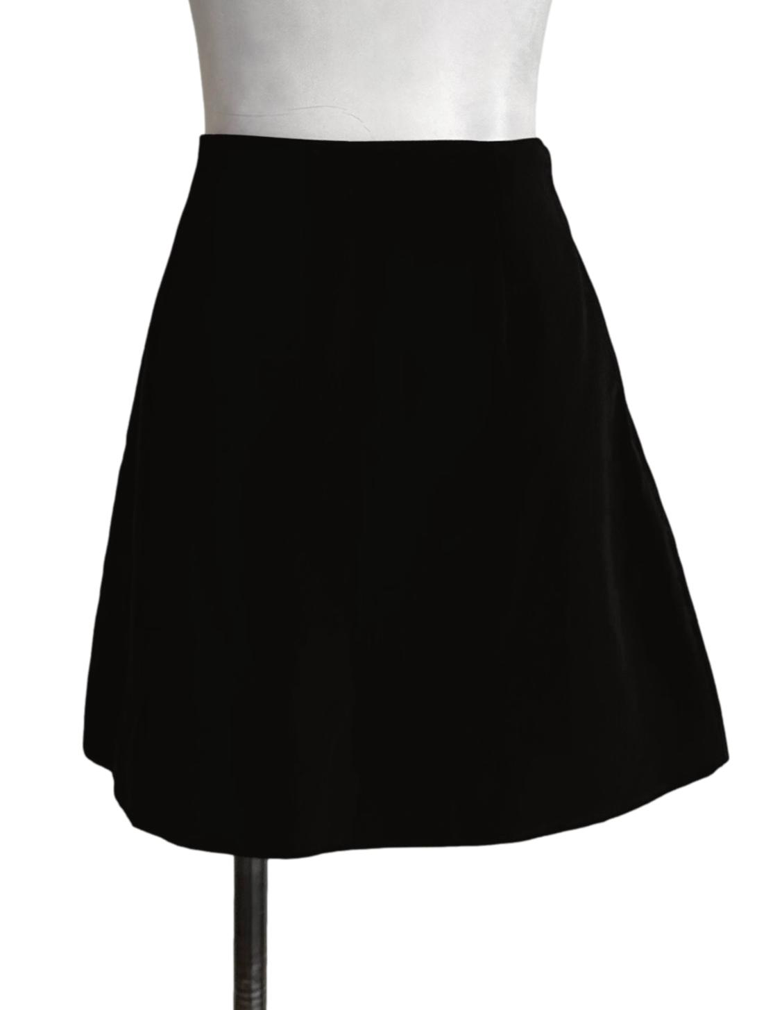 Ebony Black Mini Skirt