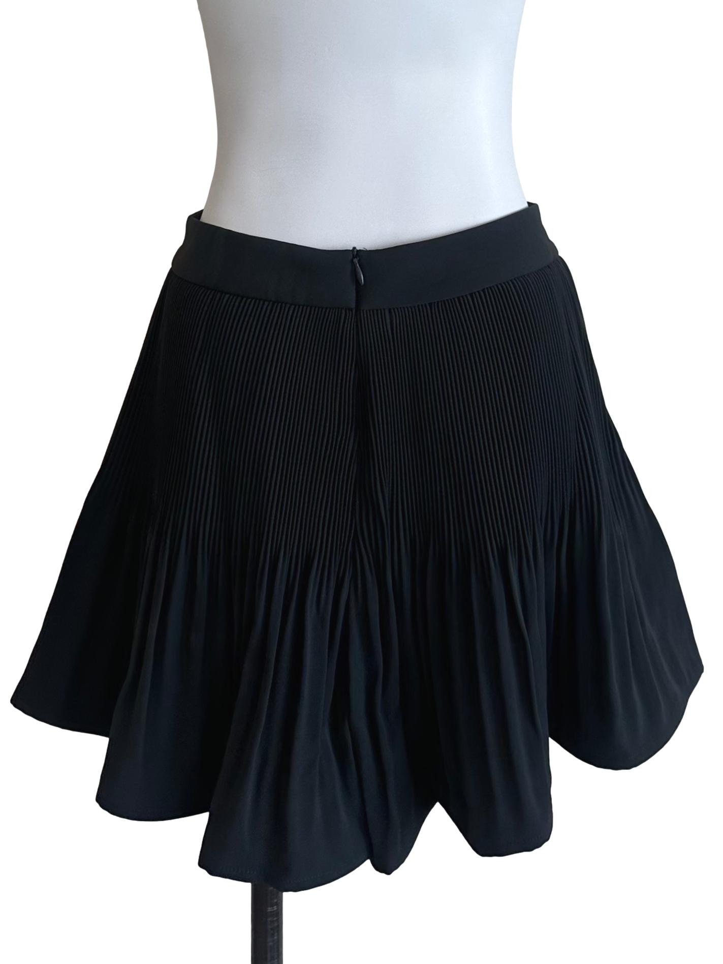 Dark Grey Pleated Shorts