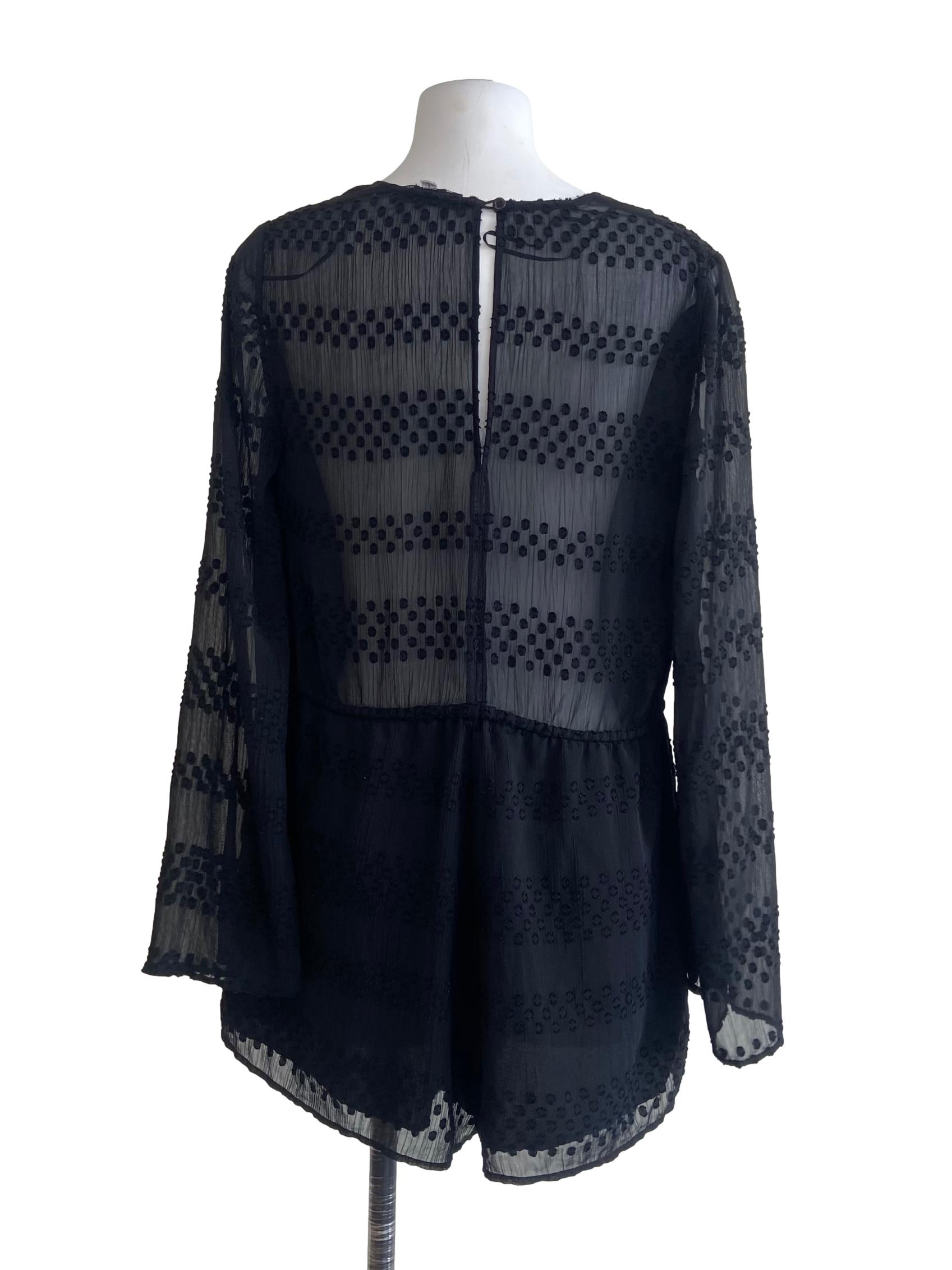 Black Pegged Waist Romper