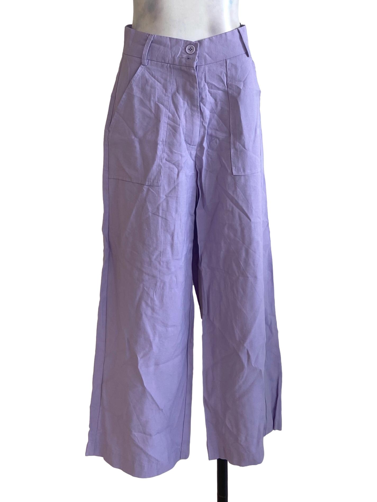 Periwinkle Purple Formal Long Pants YHF