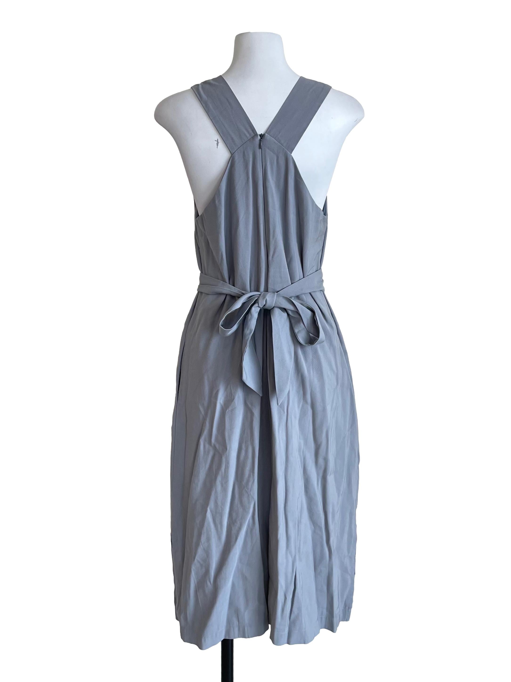 Coin Grey Thick Straps Dress