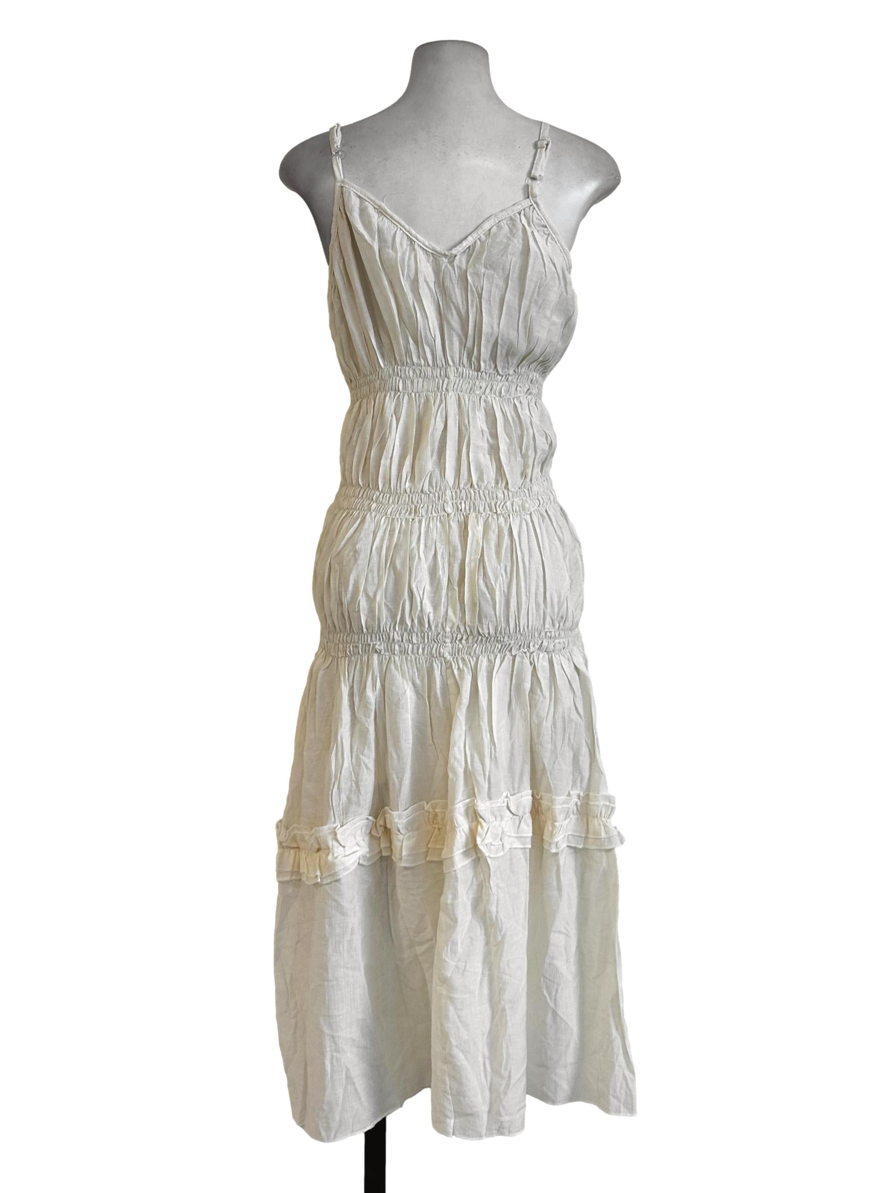Daffodil Beige Pattern Maxi Dress