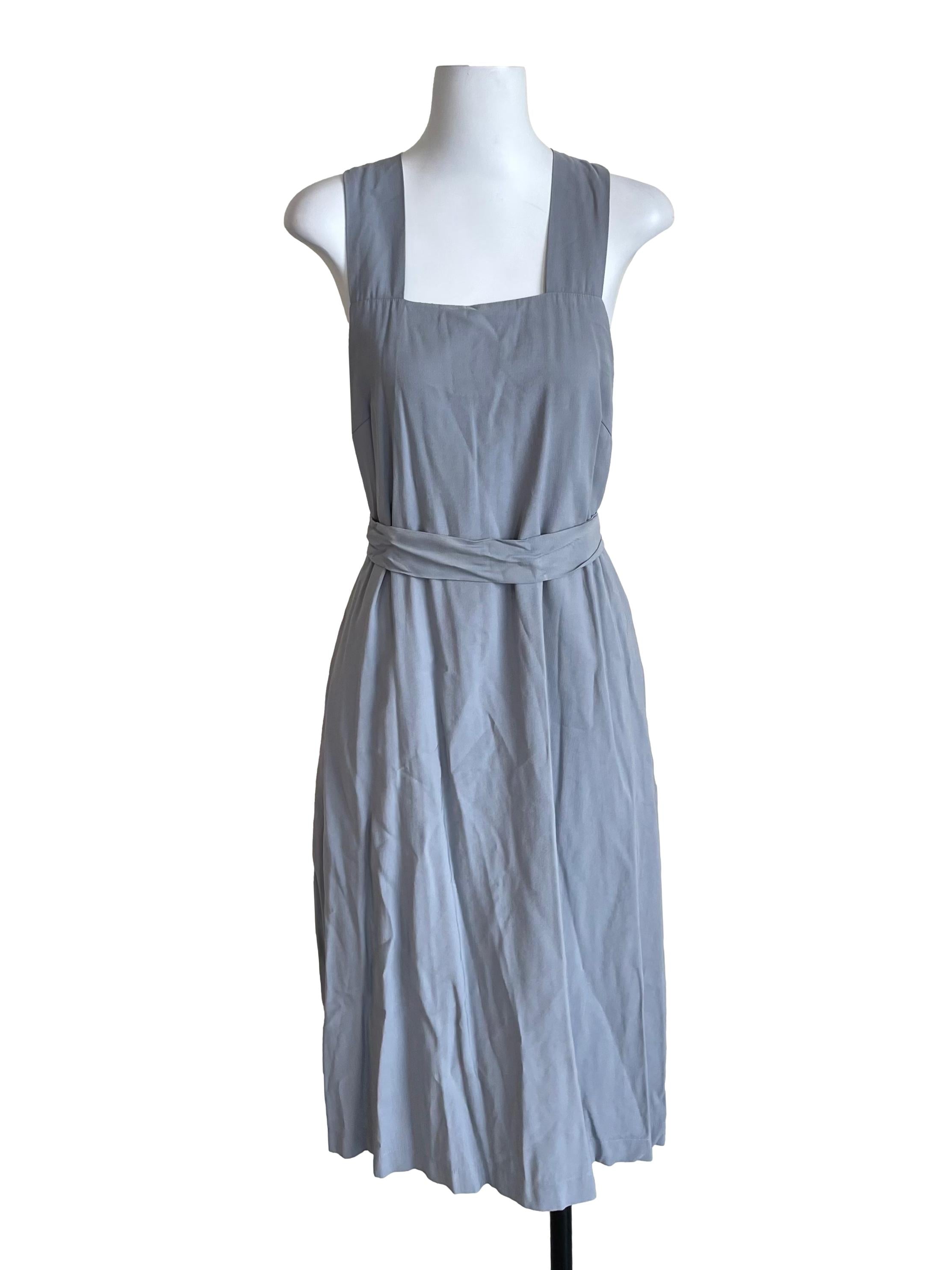 Coin Grey Thick Straps Dress