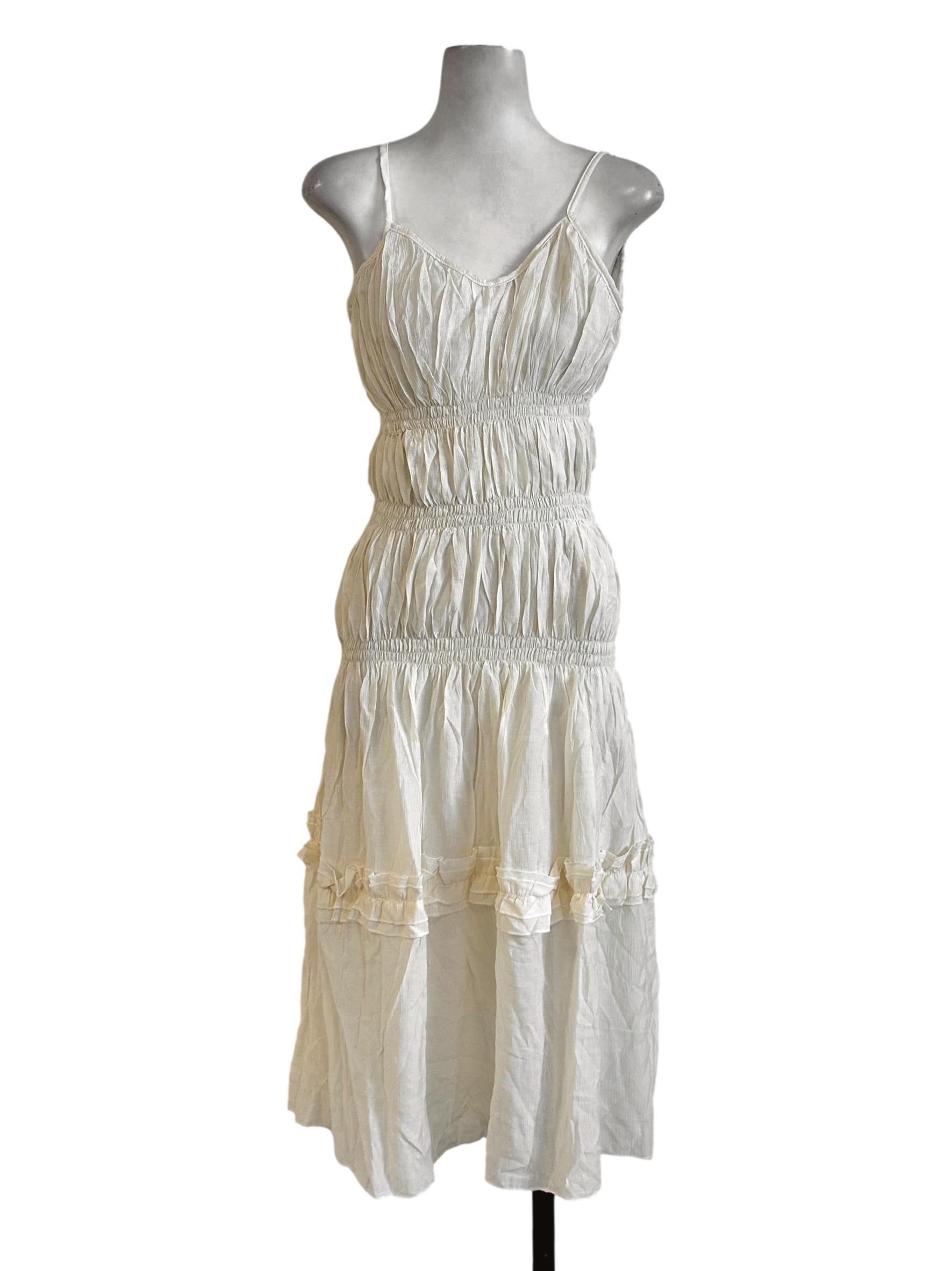 Daffodil Beige Pattern Maxi Dress