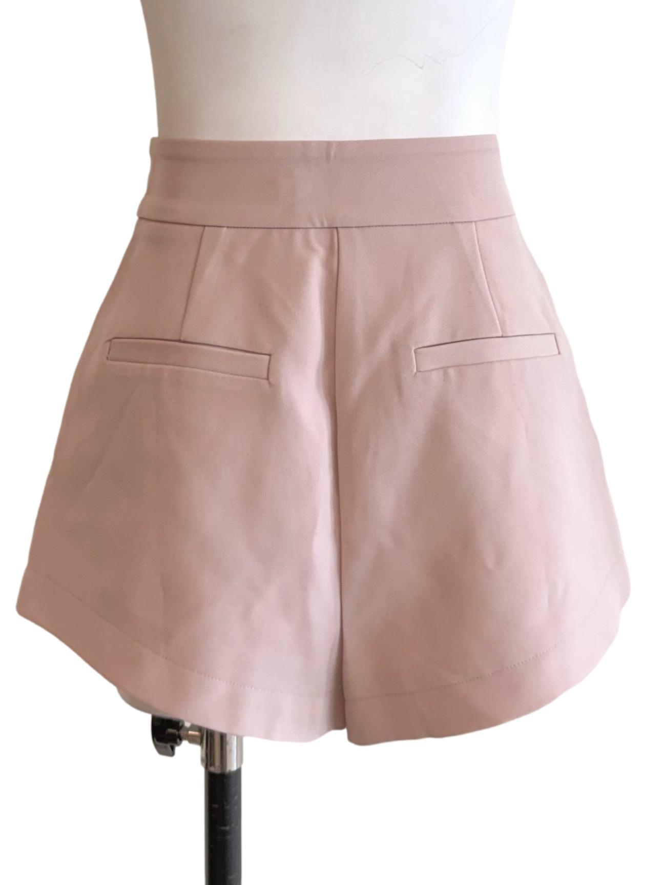 Light Rose Pink High Waist Shorts