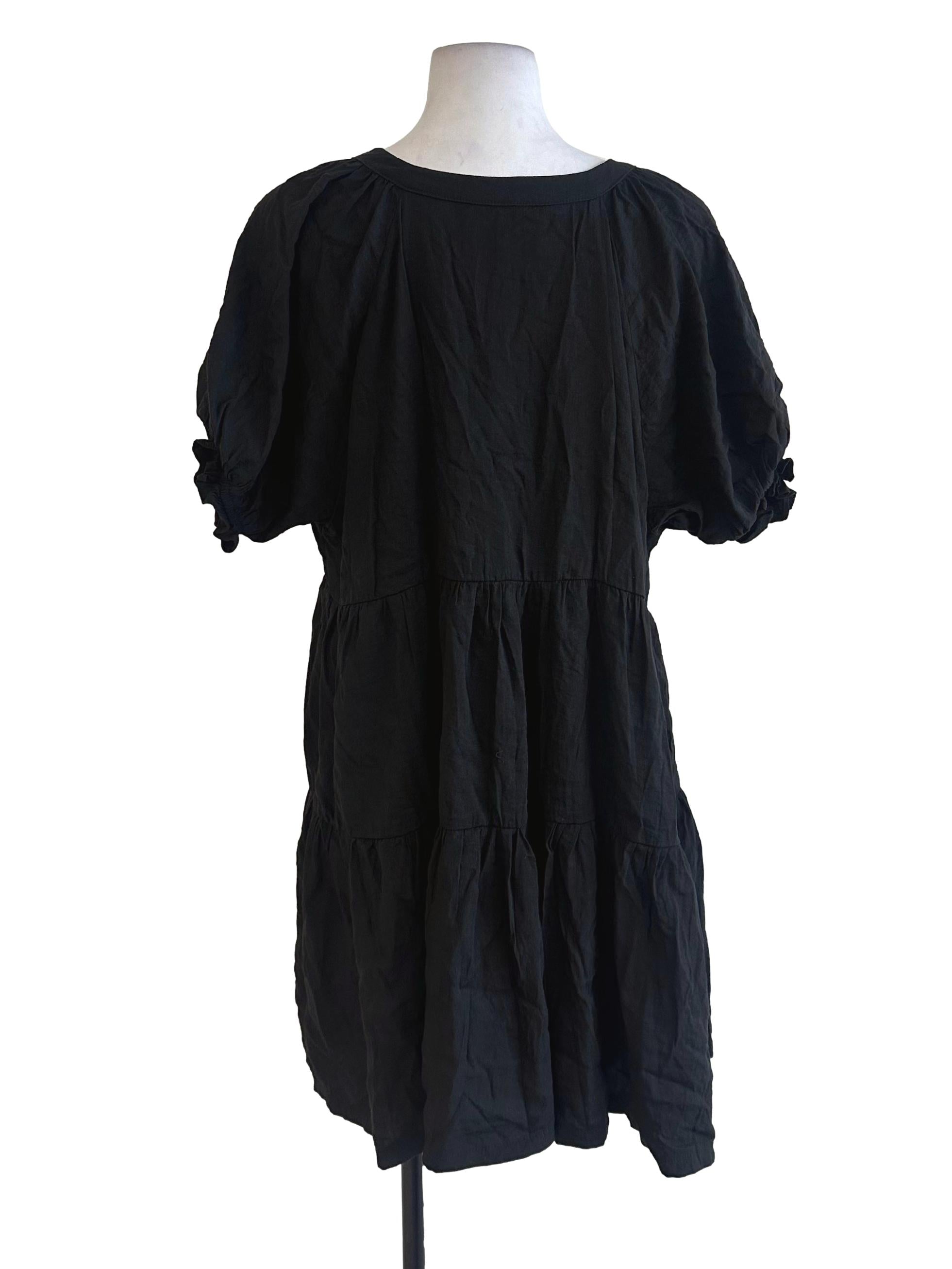 Black Tiered Dress